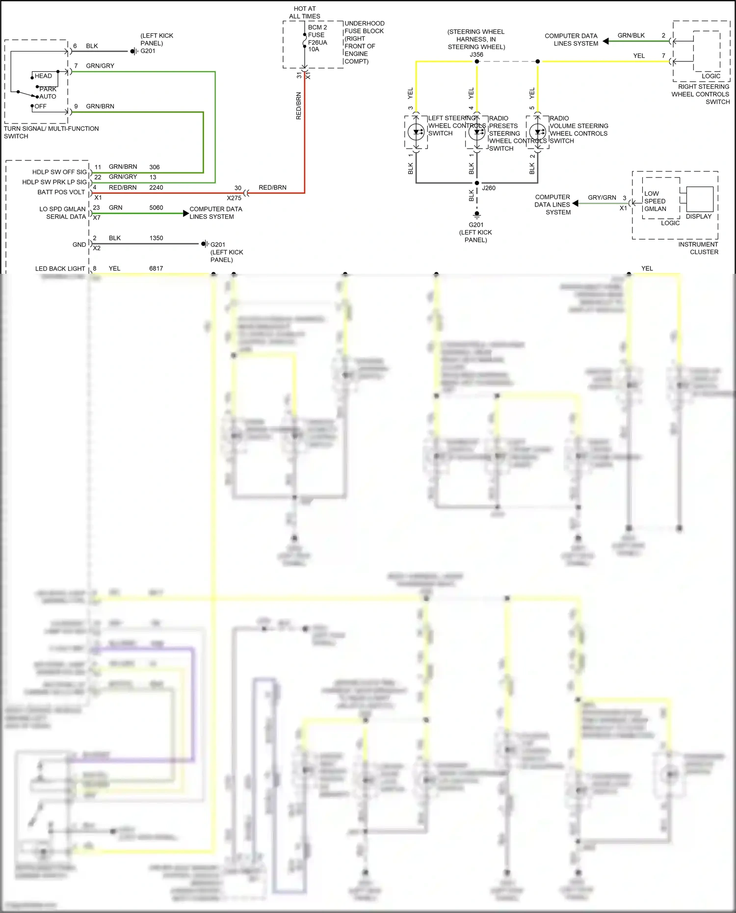 Wiring diagram 5 volt ref for Chevrolet Camaro VI facelift (2018-2024) (4 of 8)