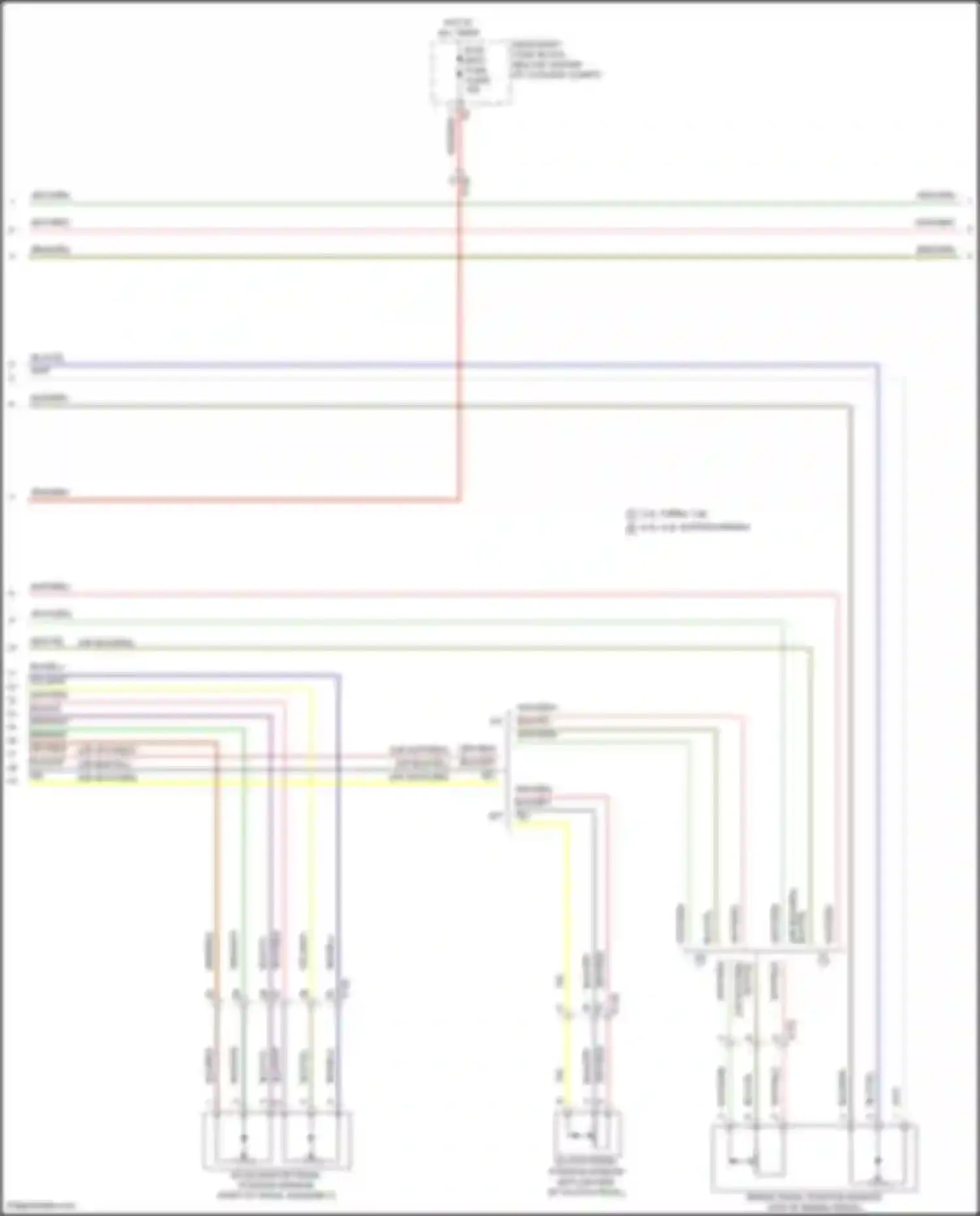 Wiring diagram accelerator pedal position sensor for Chevrolet Camaro VI facelift (2018-2024) (1 of 5)