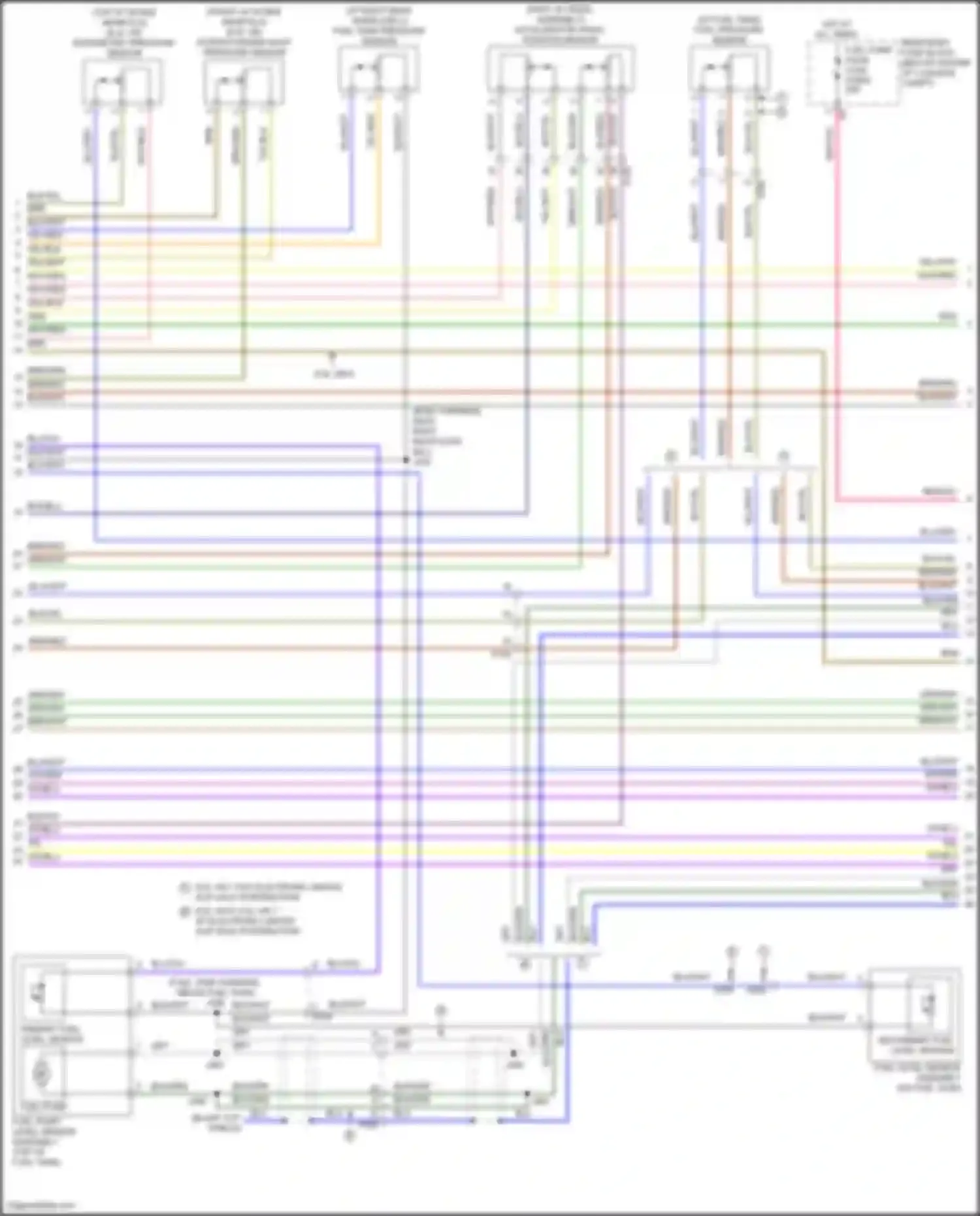 Wiring diagram accelerator pedal position sensor for Chevrolet Camaro VI facelift (2018-2024) (4 of 5)