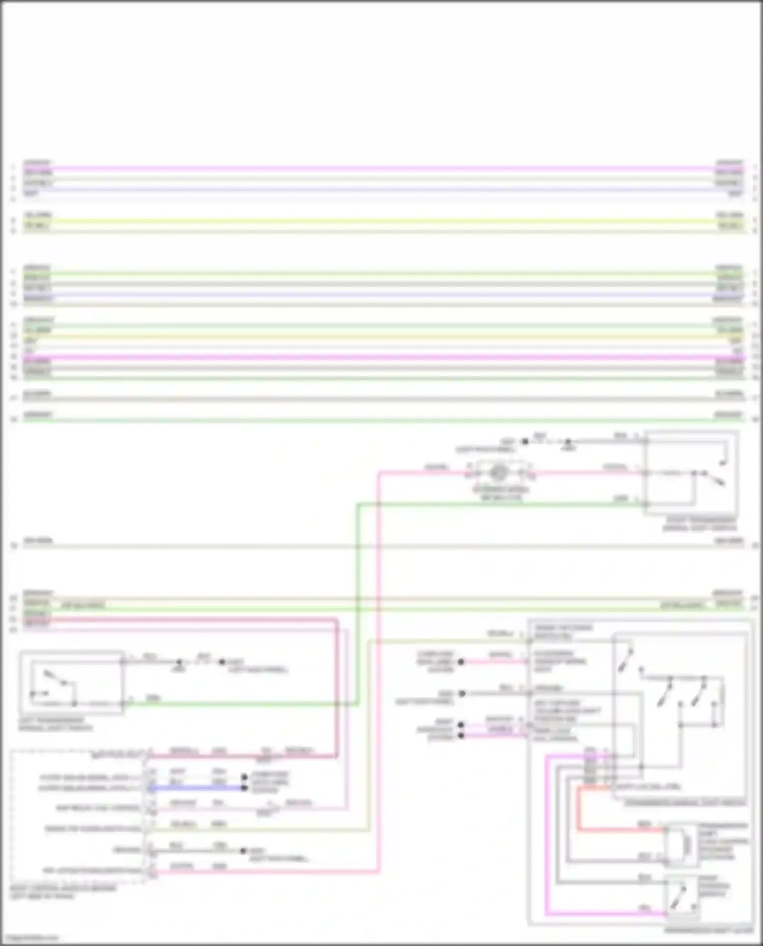 Wiring diagram accessory wakeup serial data for Chevrolet Camaro VI facelift (2018-2024) (6 of 10)