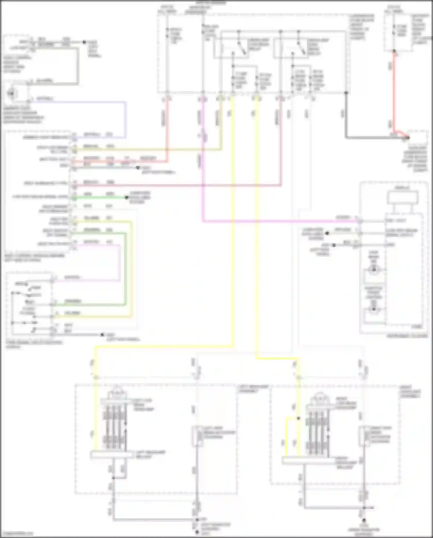 Wiring diagram ambient light/ sunload sensor for Chevrolet Camaro VI facelift (2018-2024) (2 of 4)