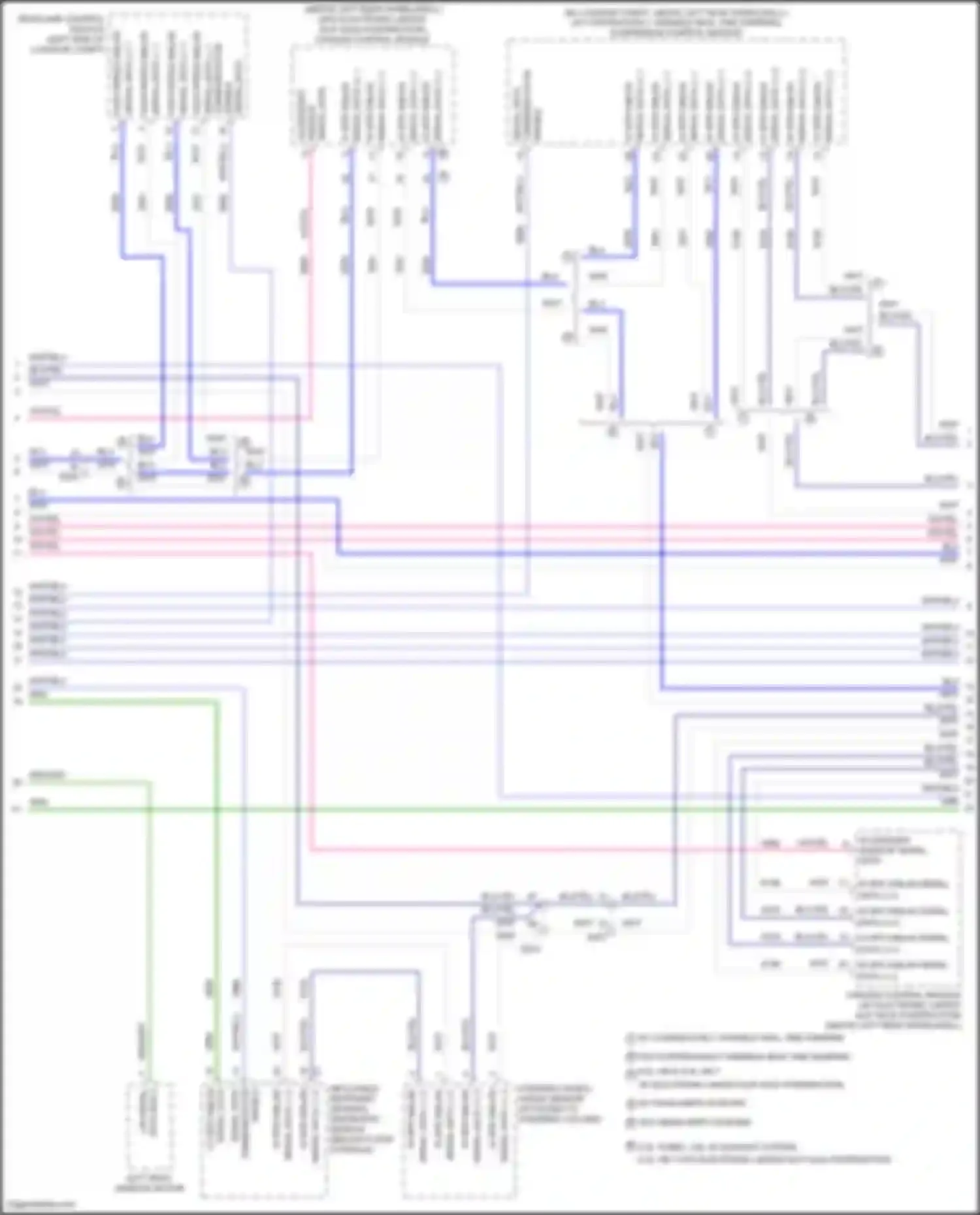 Wiring diagram chassis control module for Chevrolet Camaro VI facelift (2018-2024) (1 of 7)