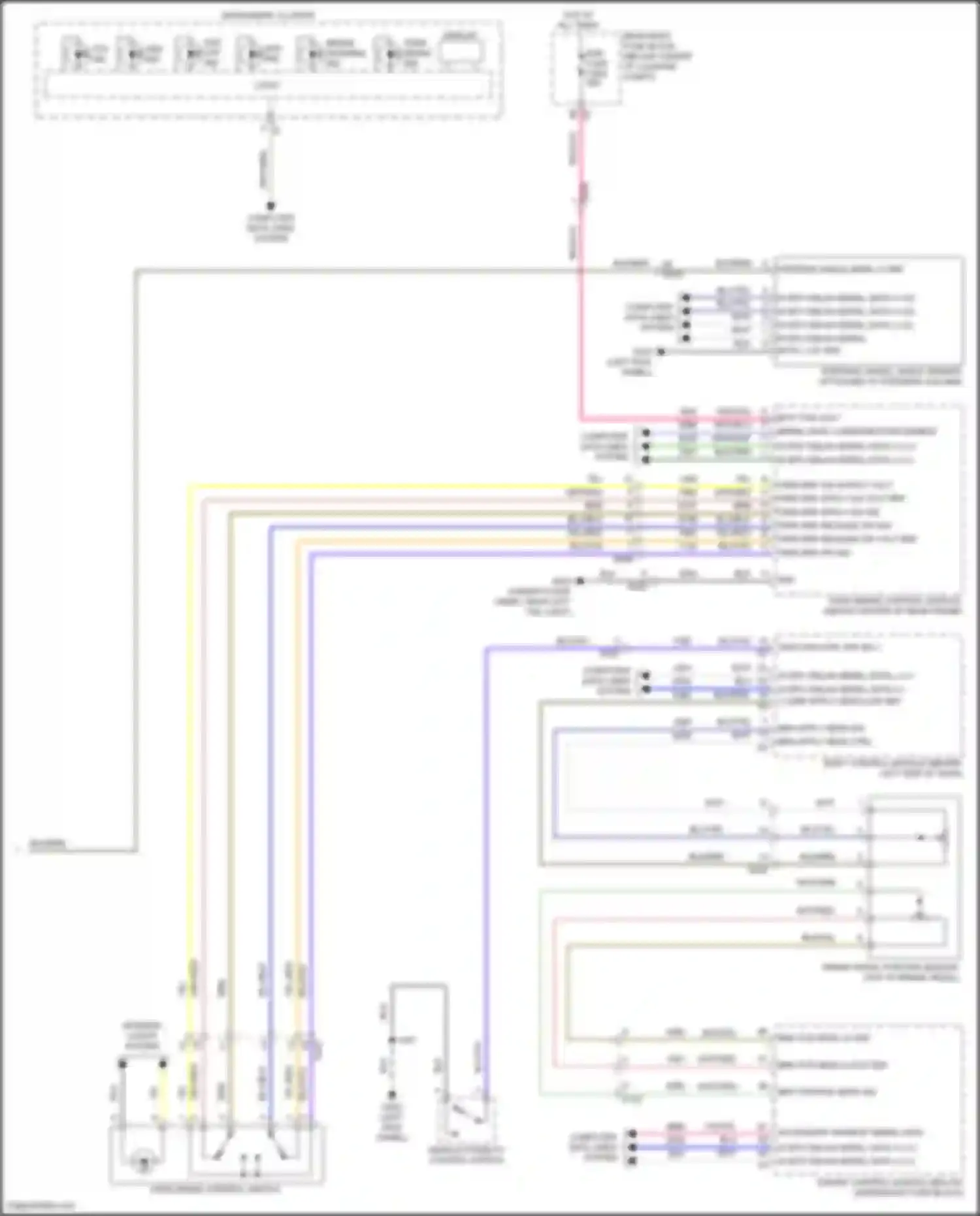 Wiring diagram computer data lines system for Chevrolet Camaro VI facelift (2018-2024) (86 of 109)
