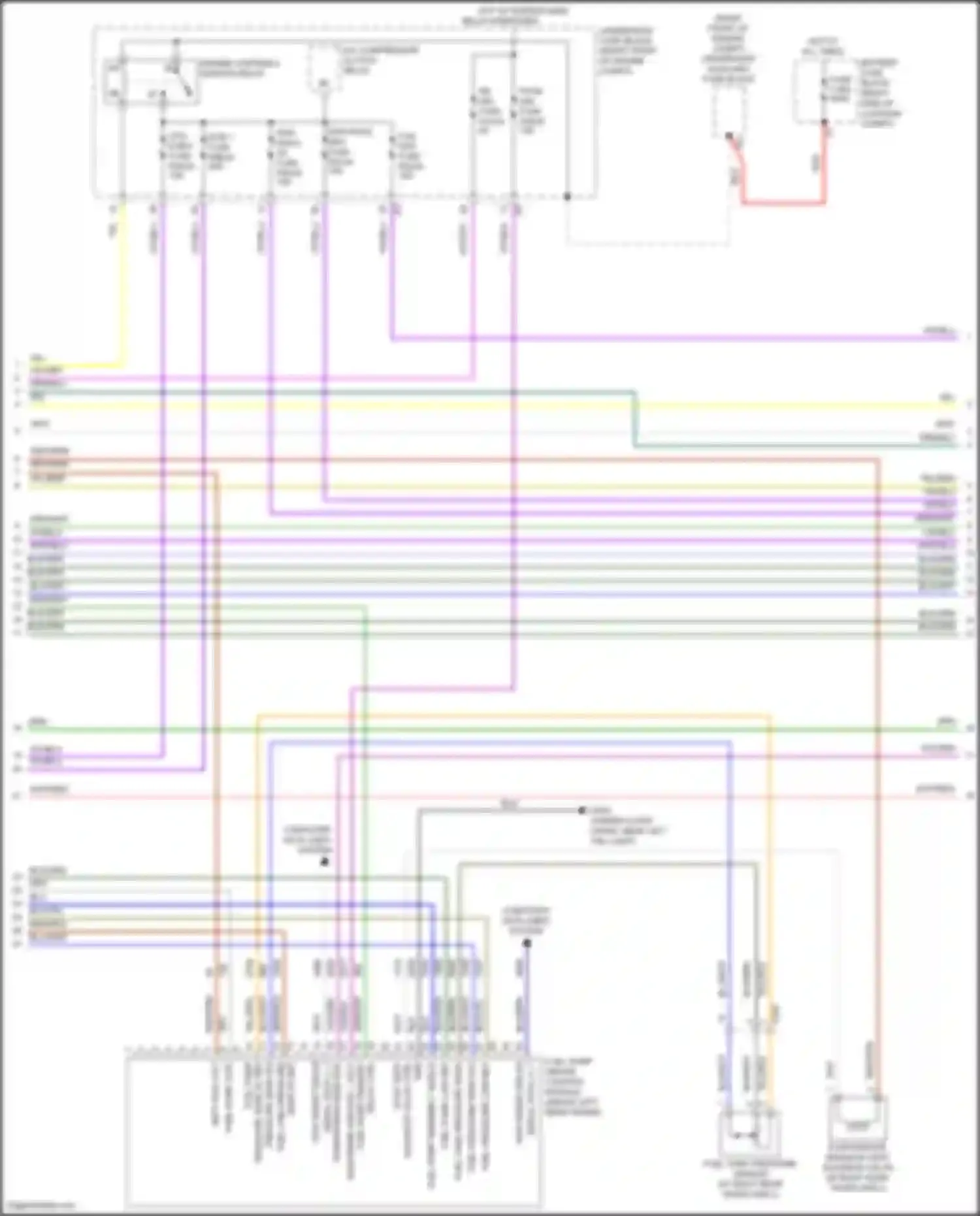 Wiring diagram computer data lines system for Chevrolet Camaro VI facelift (2018-2024) (94 of 109)