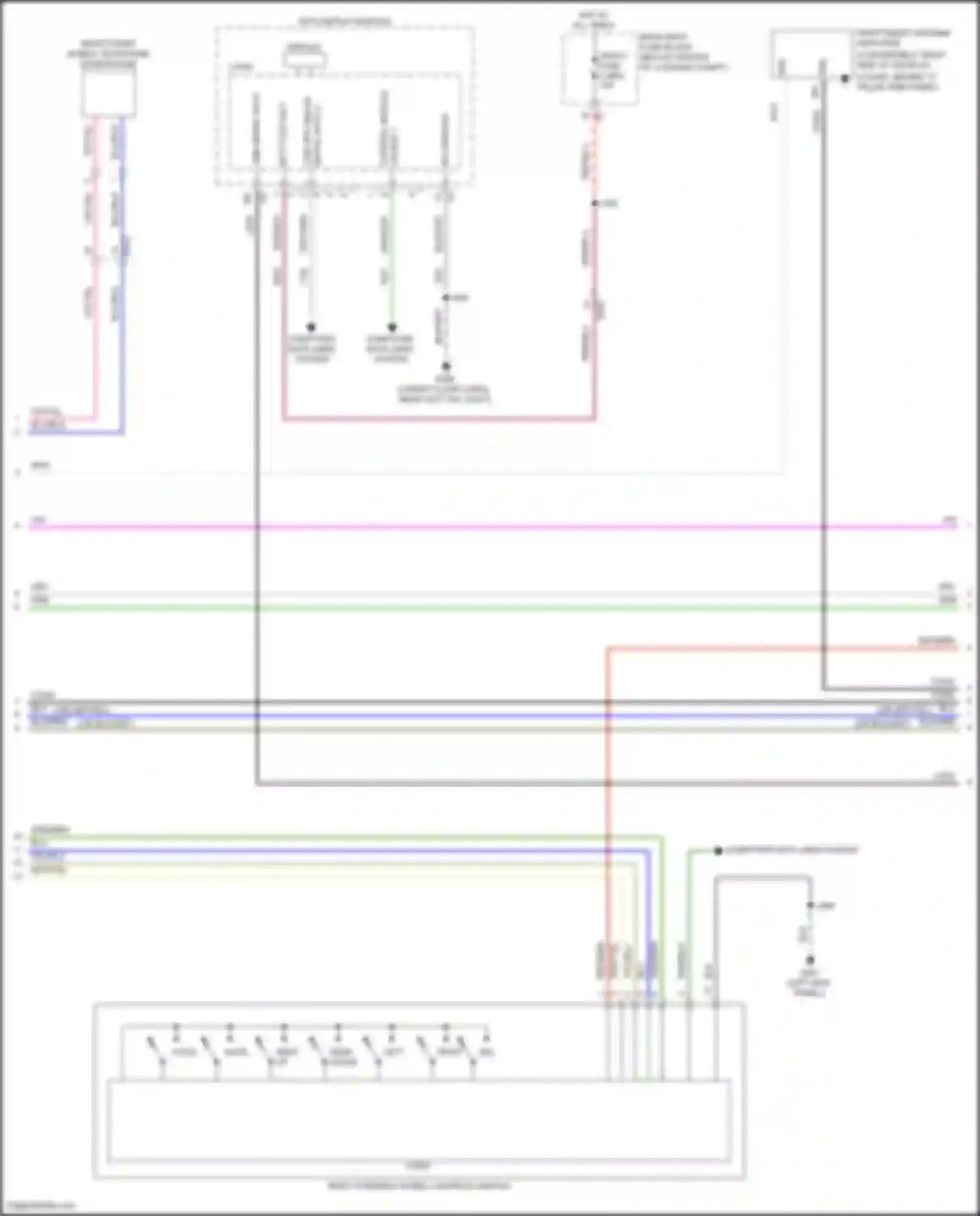 Wiring diagram computer data lines system for Chevrolet Camaro VI facelift (2018-2024) (7 of 109)