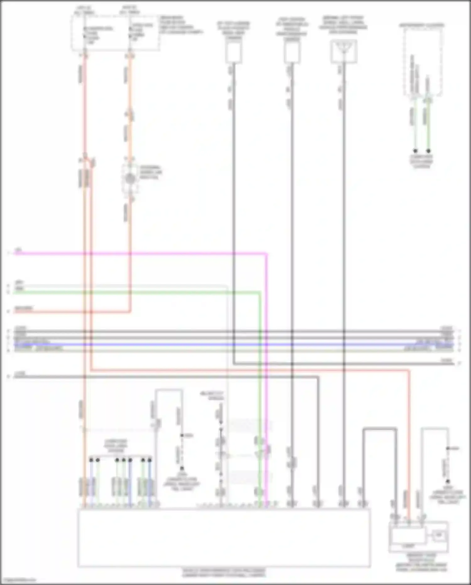 Wiring diagram computer data lines system for Chevrolet Camaro VI facelift (2018-2024) (8 of 109)