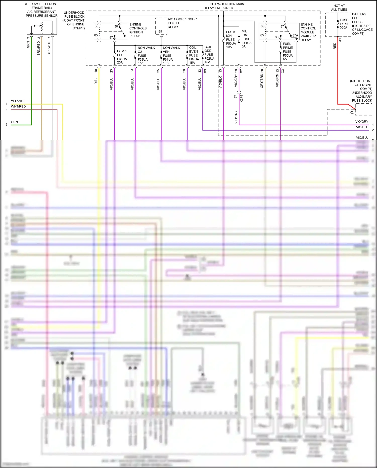 Chevrolet Camaro VI facelift (2018-2024) ctrl 2 wiring diagram  (2 of 3)