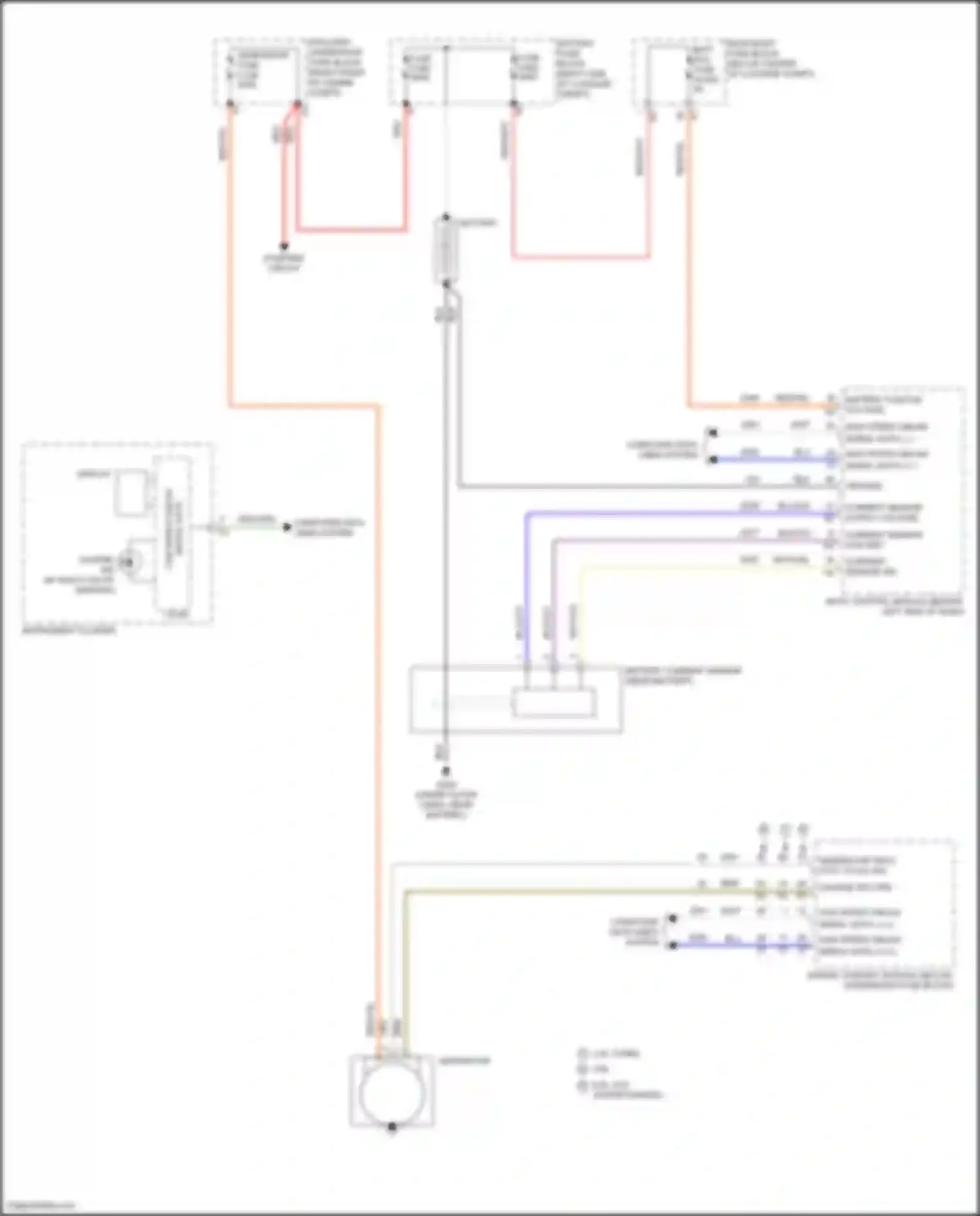Wiring diagram current sensor sig for Chevrolet Camaro VI facelift (2018-2024) (1 of 1)