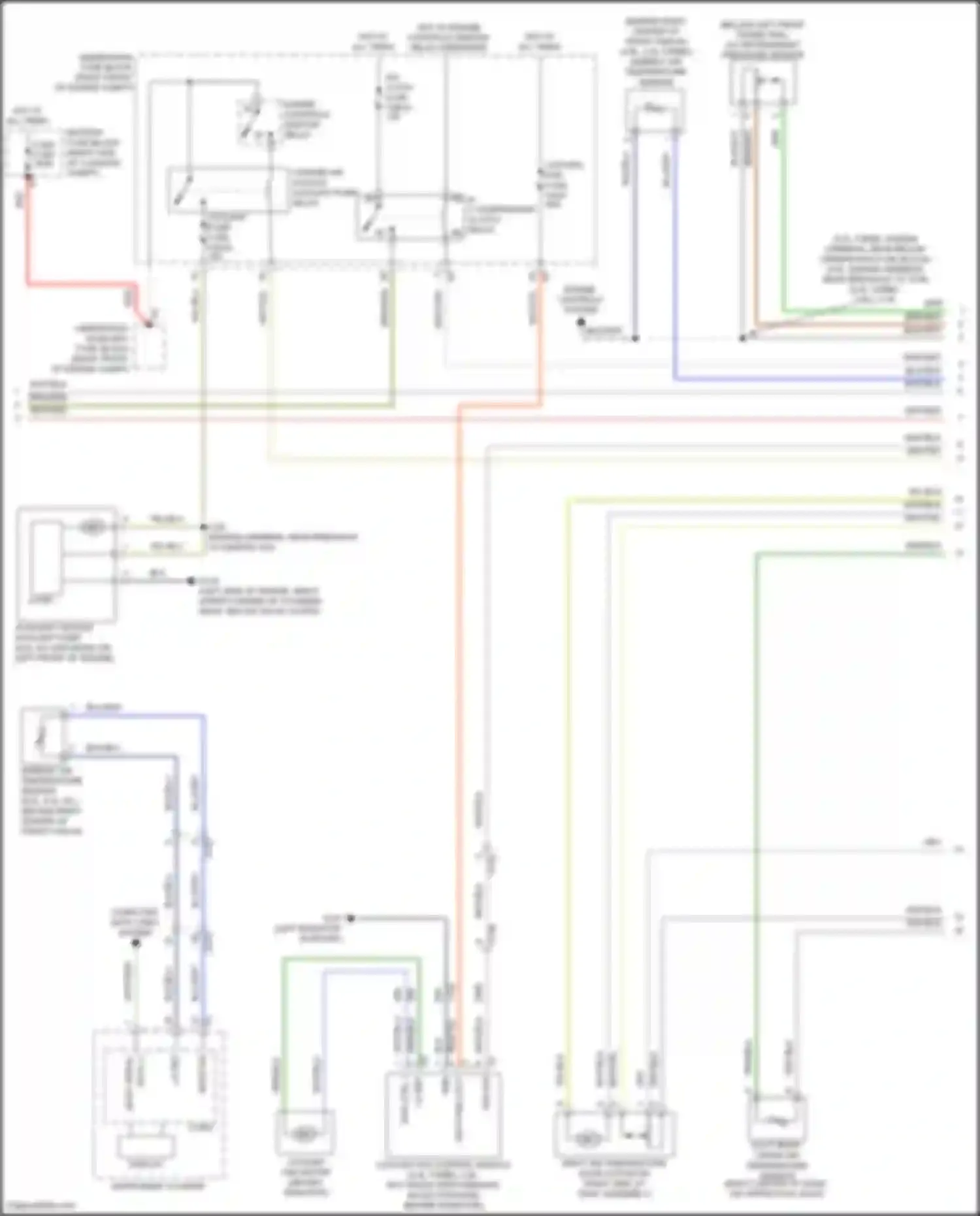 Wiring diagram engine controls ignition relay for Chevrolet Camaro VI facelift (2018-2024) (1 of 6)