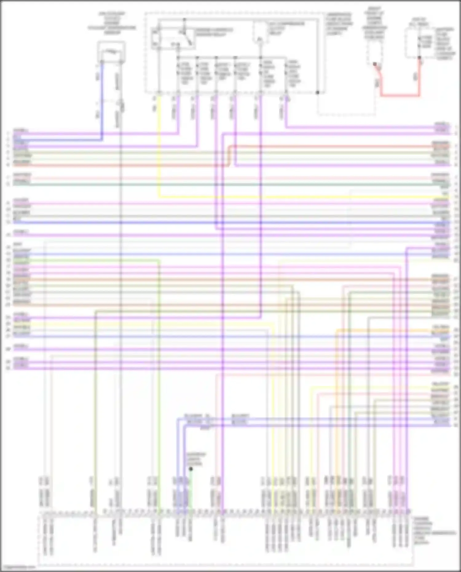 Wiring diagram engine controls ignition relay for Chevrolet Camaro VI facelift (2018-2024) (4 of 6)