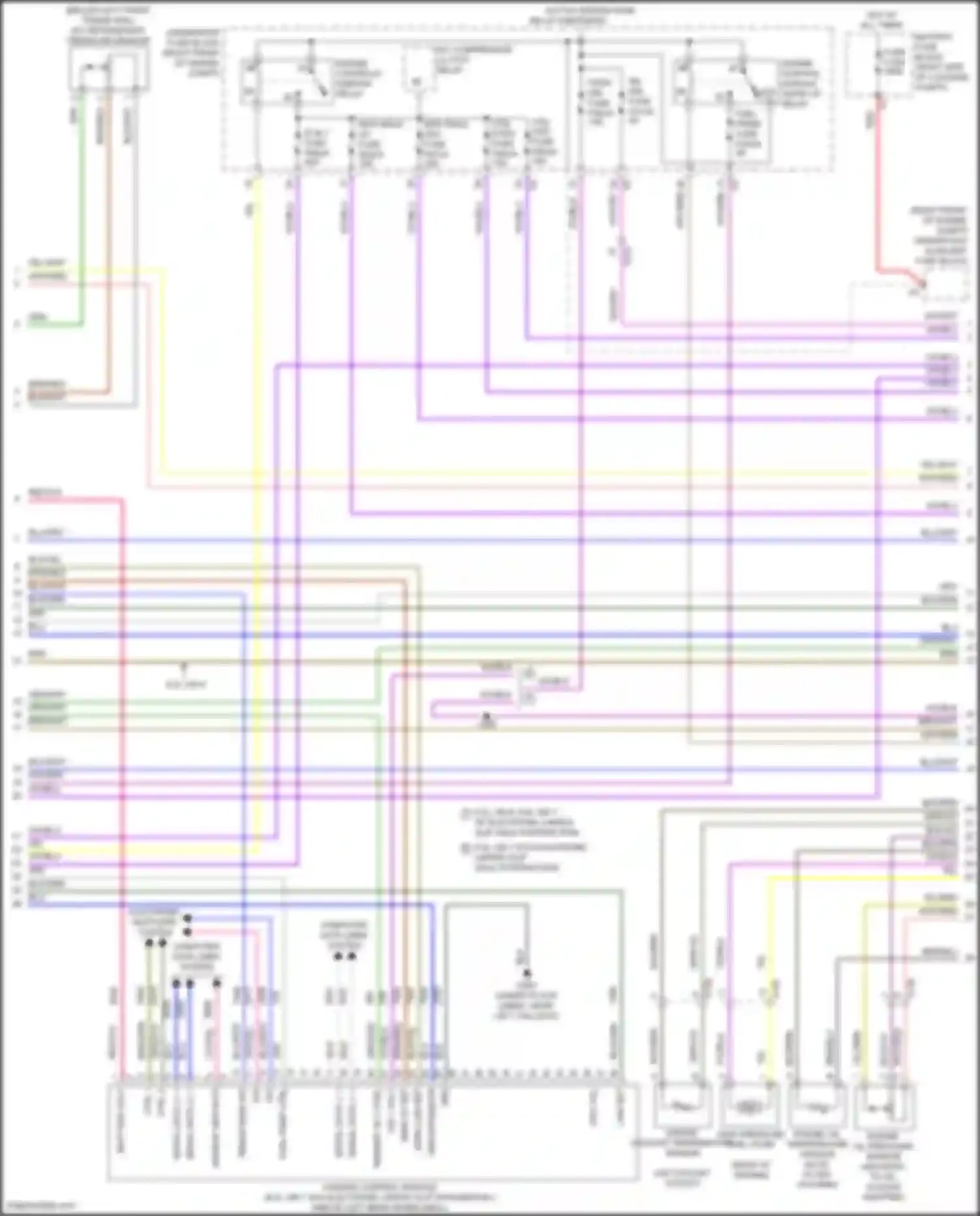 Wiring diagram engine oil temperature sensor for Chevrolet Camaro VI facelift (2018-2024) (1 of 2)