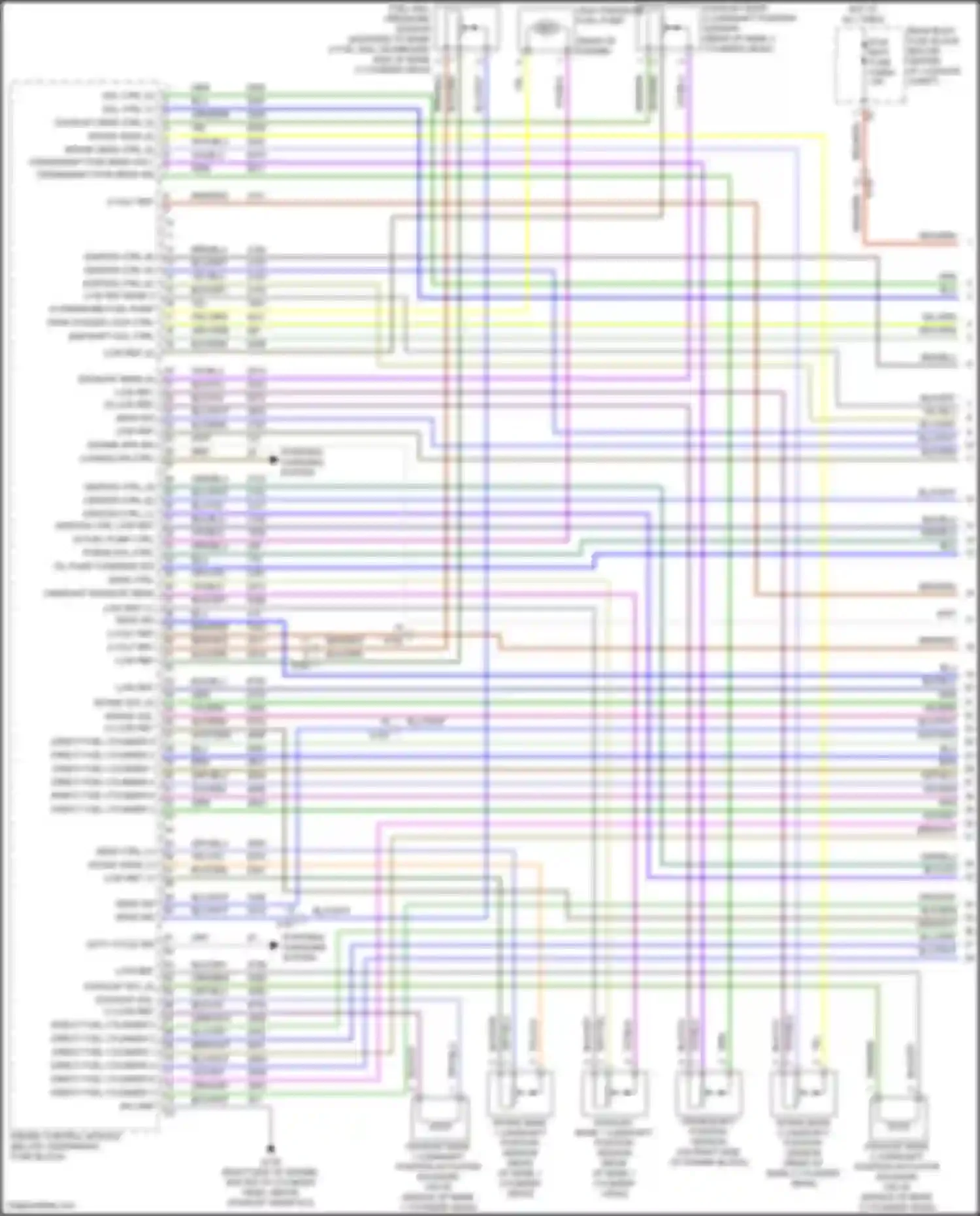 Wiring diagram engine spd sig for Chevrolet Camaro VI facelift (2018-2024) (1 of 3)