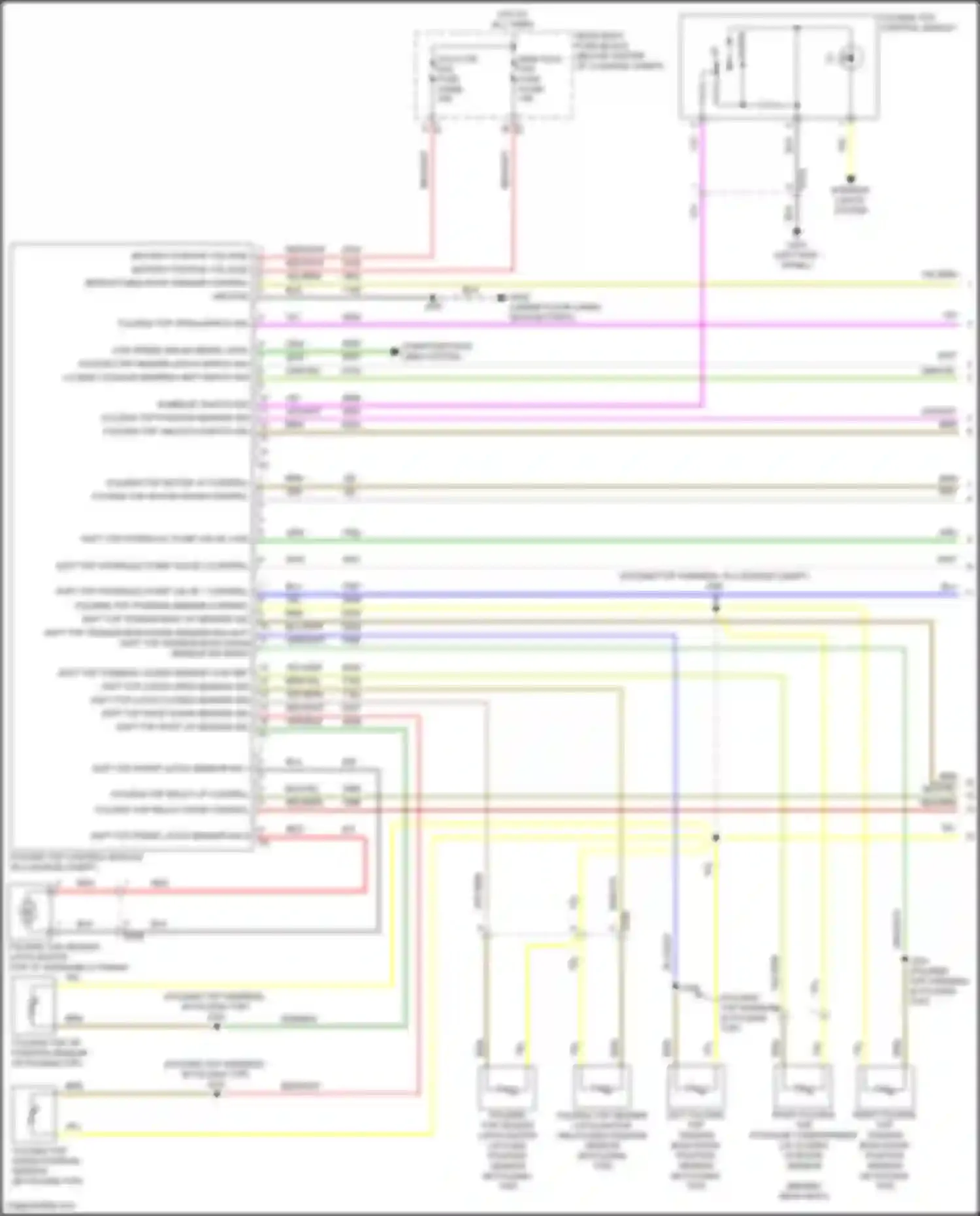 Wiring diagram folding top up position sensor for Chevrolet Camaro VI facelift (2018-2024) (1 of 1)