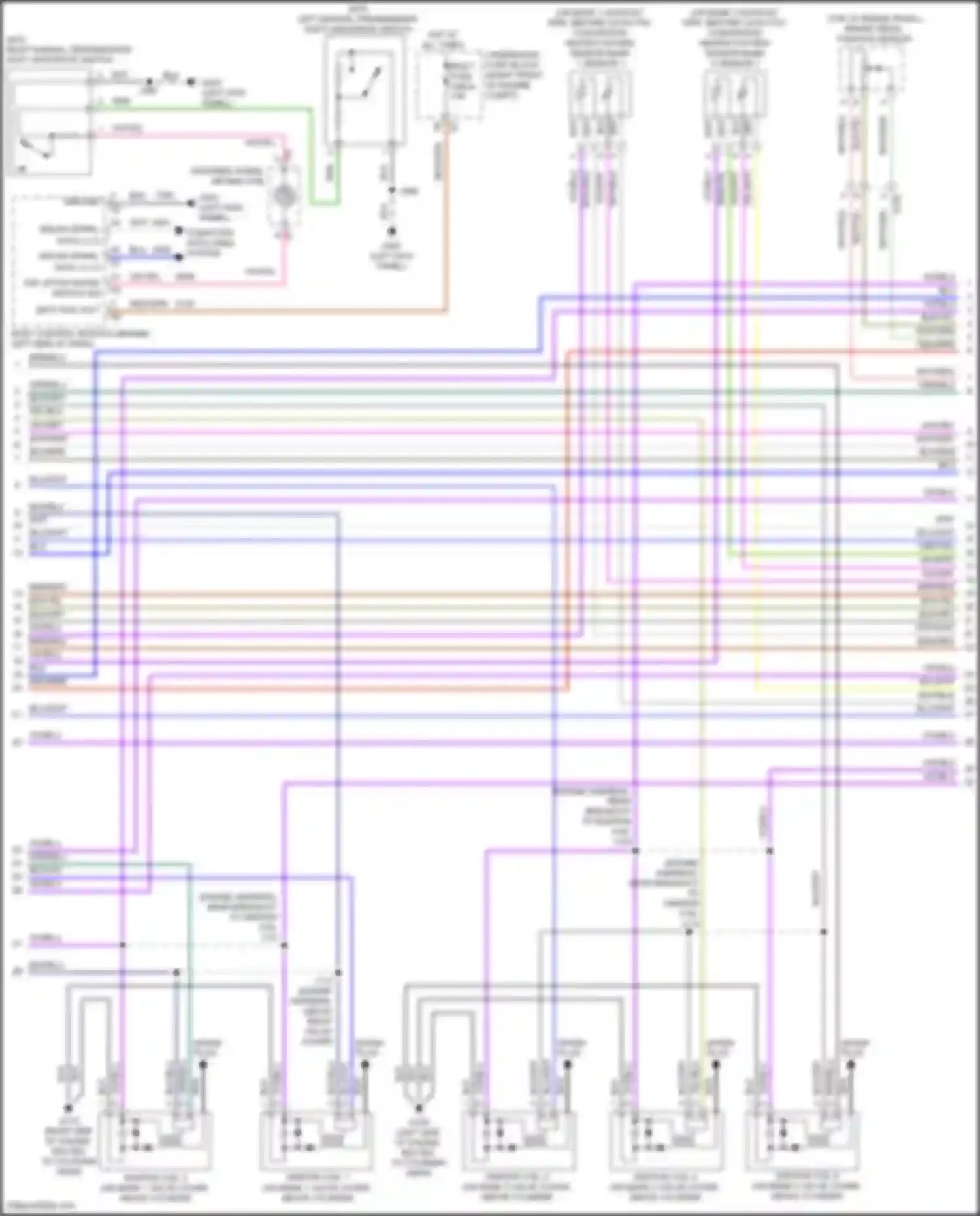 Wiring diagram heated oxygen sensor bank 1 sensor 1 for Chevrolet Camaro VI facelift (2018-2024) (1 of 3)