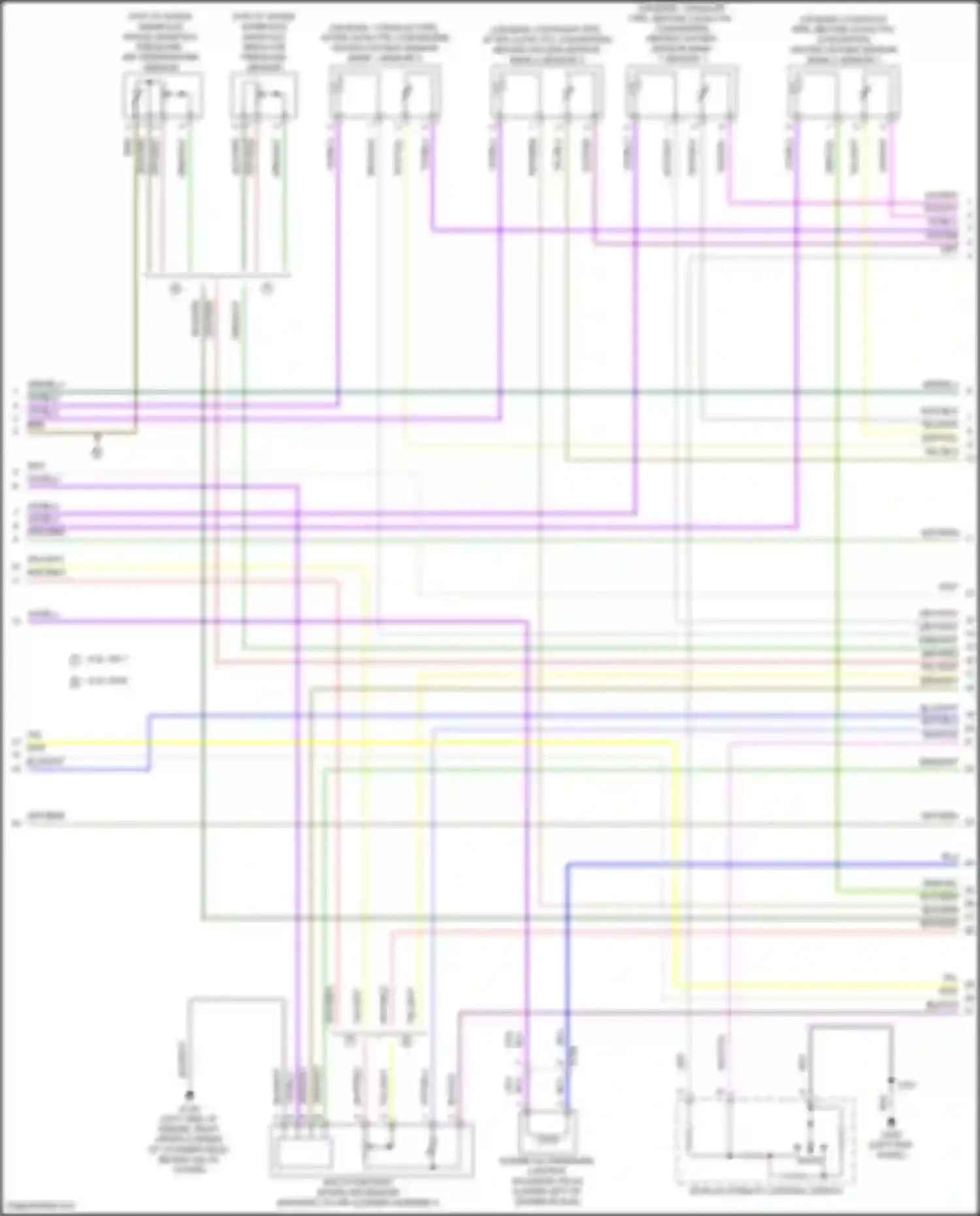 Wiring diagram heated oxygen sensor bank 2 sensor 2 for Chevrolet Camaro VI facelift (2018-2024) (2 of 3)