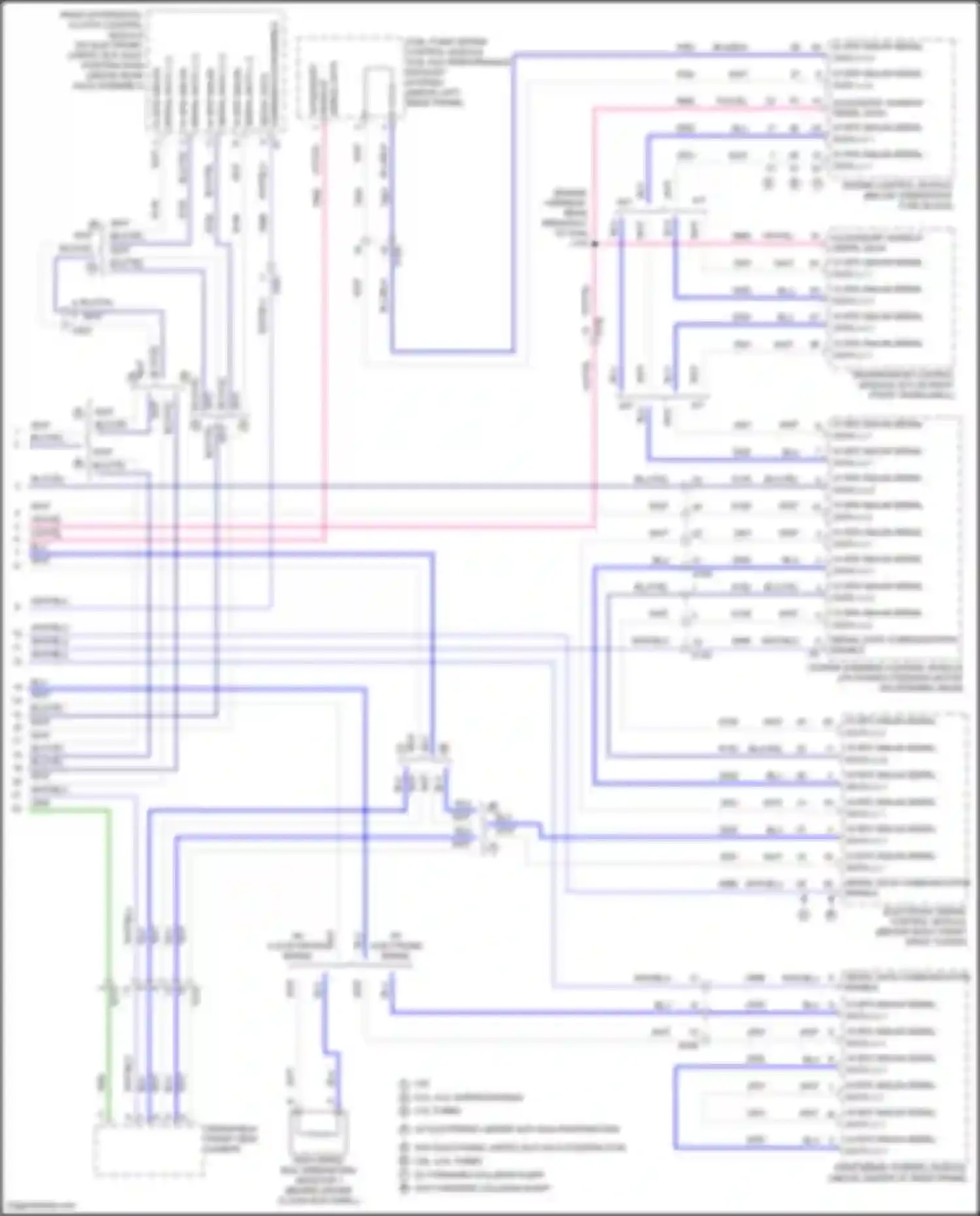 Wiring diagram high speed bus terminating resistor 1 for Chevrolet Camaro VI facelift (2018-2024) (1 of 1)