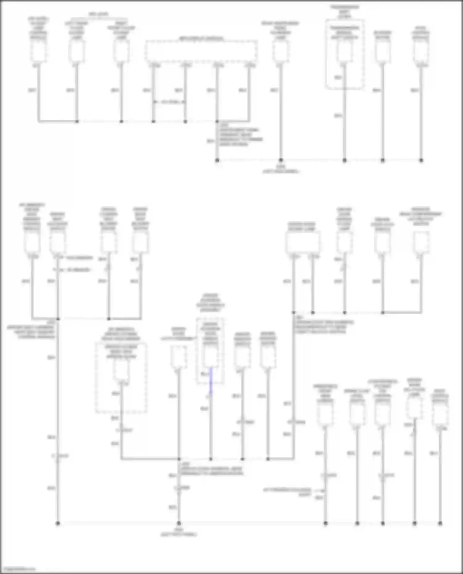Wiring diagram info display module for Chevrolet Camaro VI facelift (2018-2024) (1 of 13)