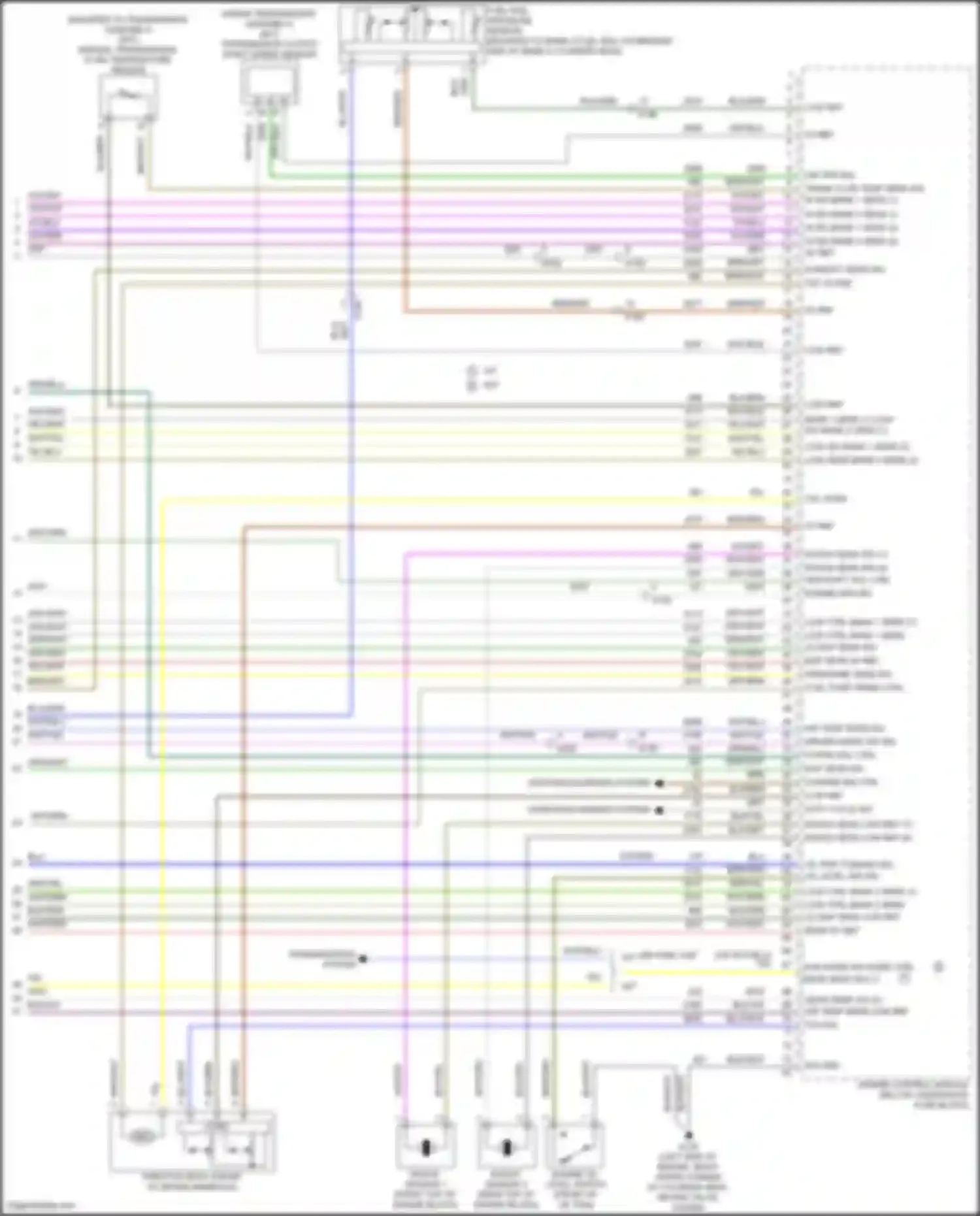 Wiring diagram knock sens low ref 1 for Chevrolet Camaro VI facelift (2018-2024) (2 of 3)