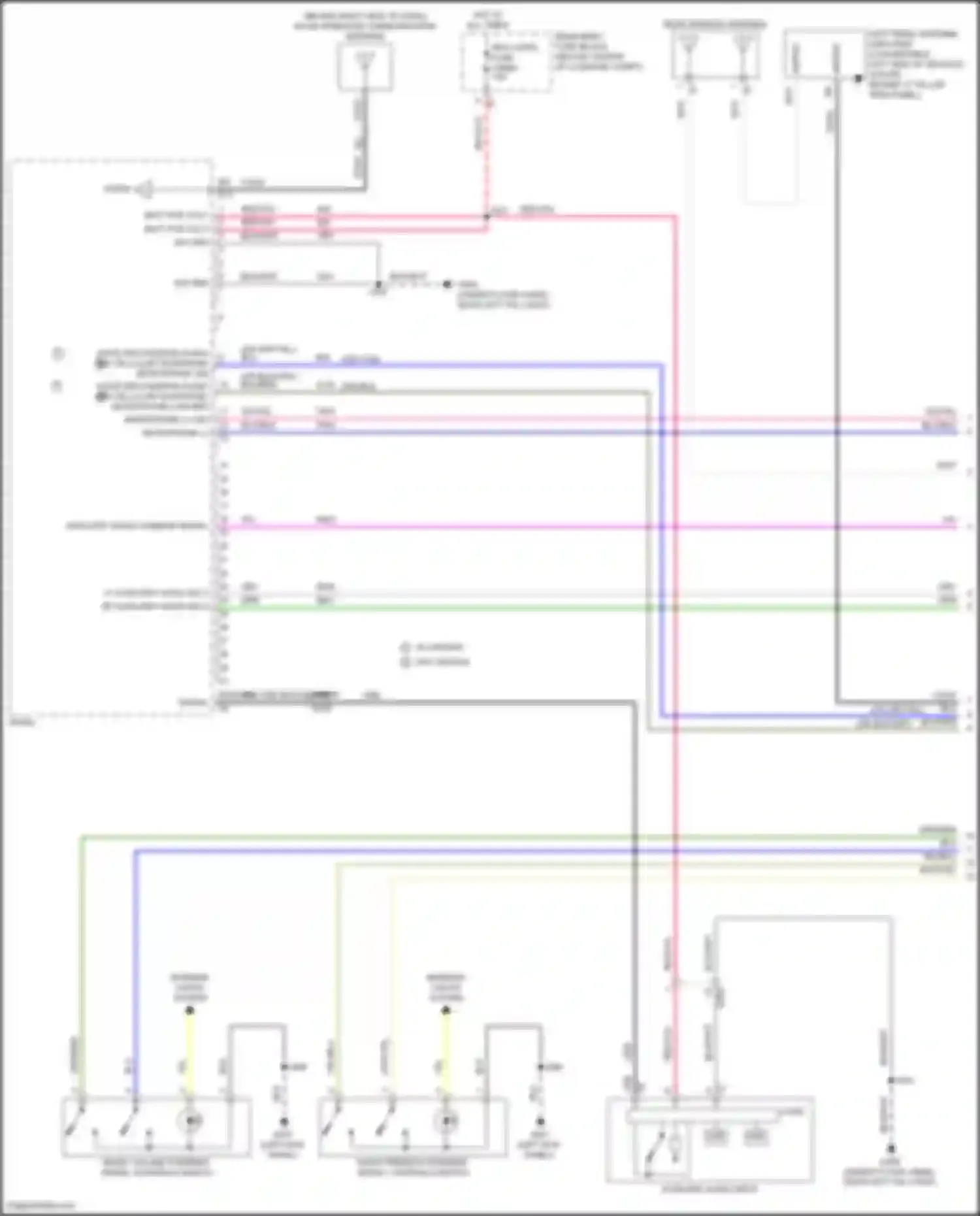 Wiring diagram lf auxiliary audio sig 2 for Chevrolet Camaro VI facelift (2018-2024) (1 of 4)