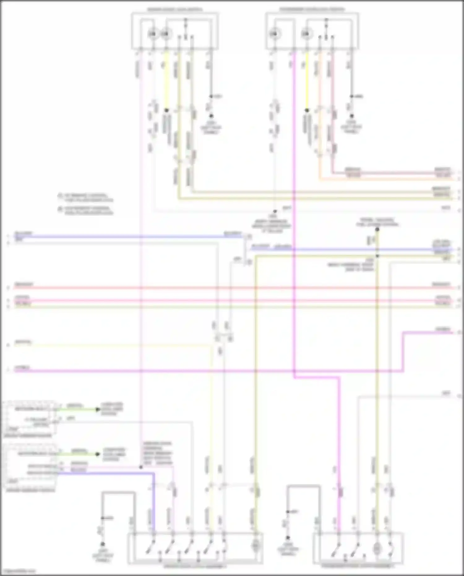 Wiring diagram lf dr ajar sw sig for Chevrolet Camaro VI facelift (2018-2024) (1 of 2)