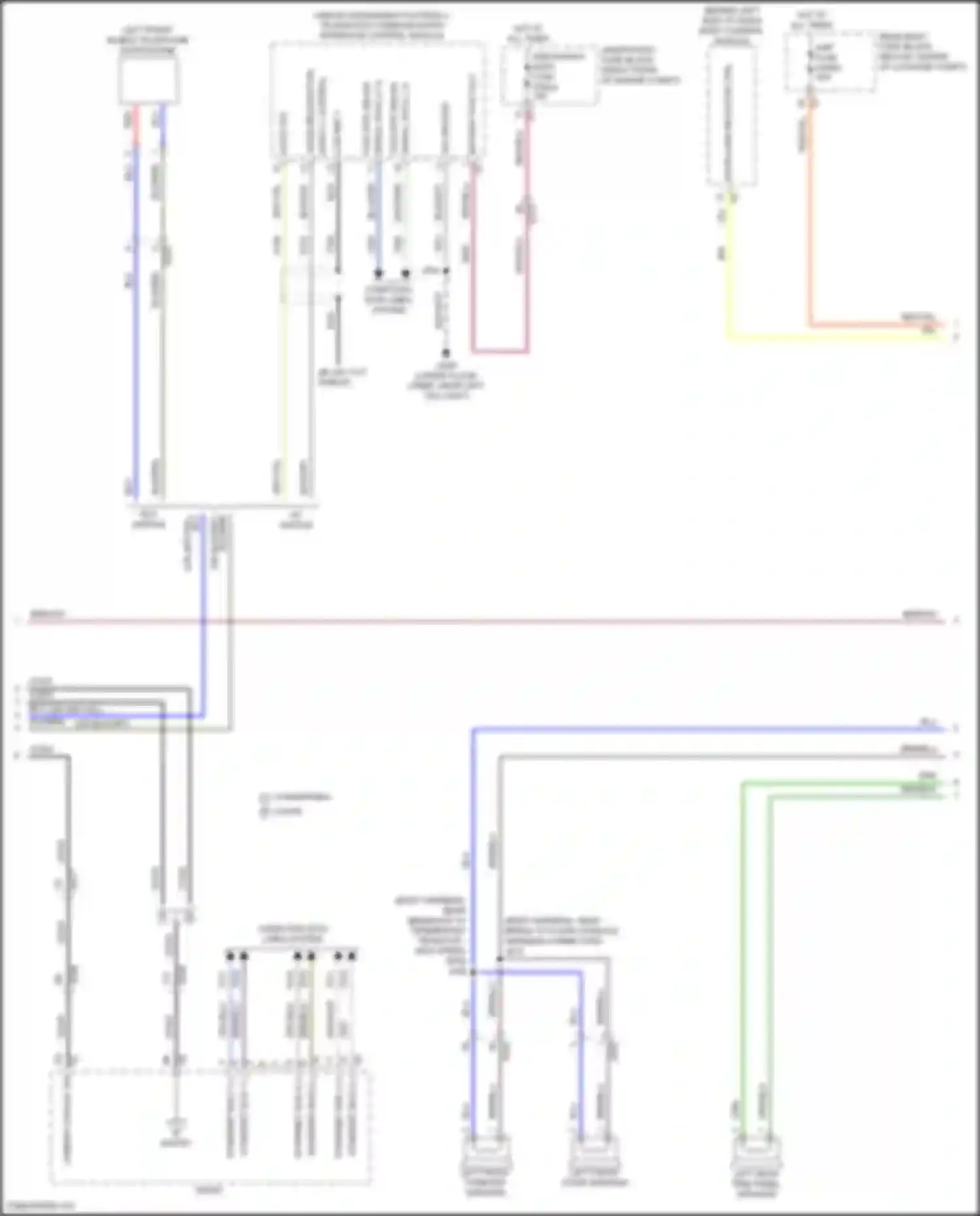 Wiring diagram low ref 7 for Chevrolet Camaro VI facelift (2018-2024) (1 of 3)