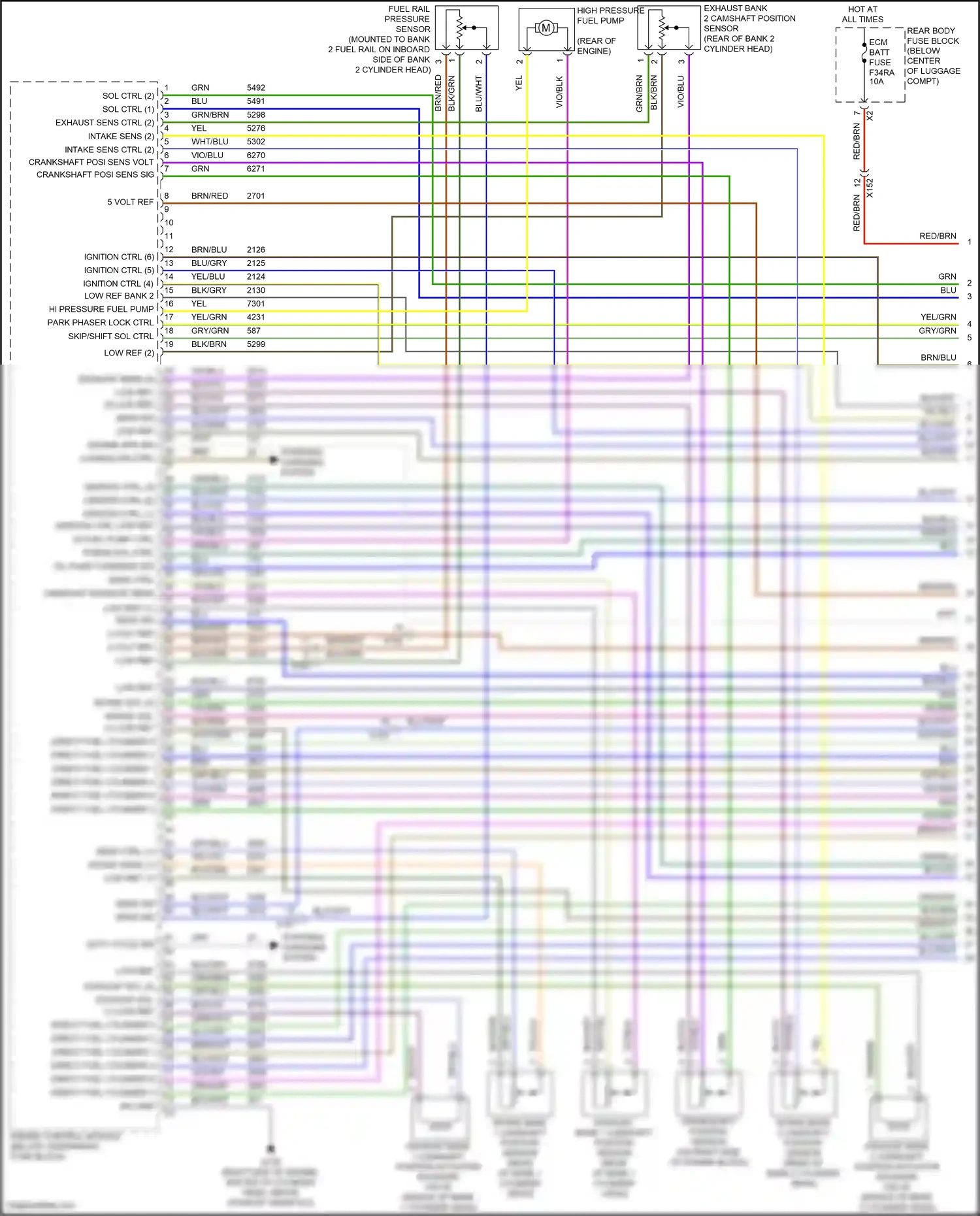 Wiring diagram low ref for Chevrolet Camaro VI facelift (2018-2024) (13 of 25)