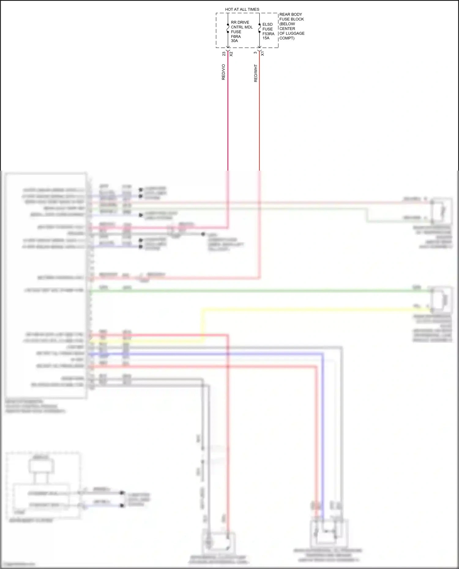 Wiring diagram low ref for Chevrolet Camaro VI facelift (2018-2024) (10 of 25)