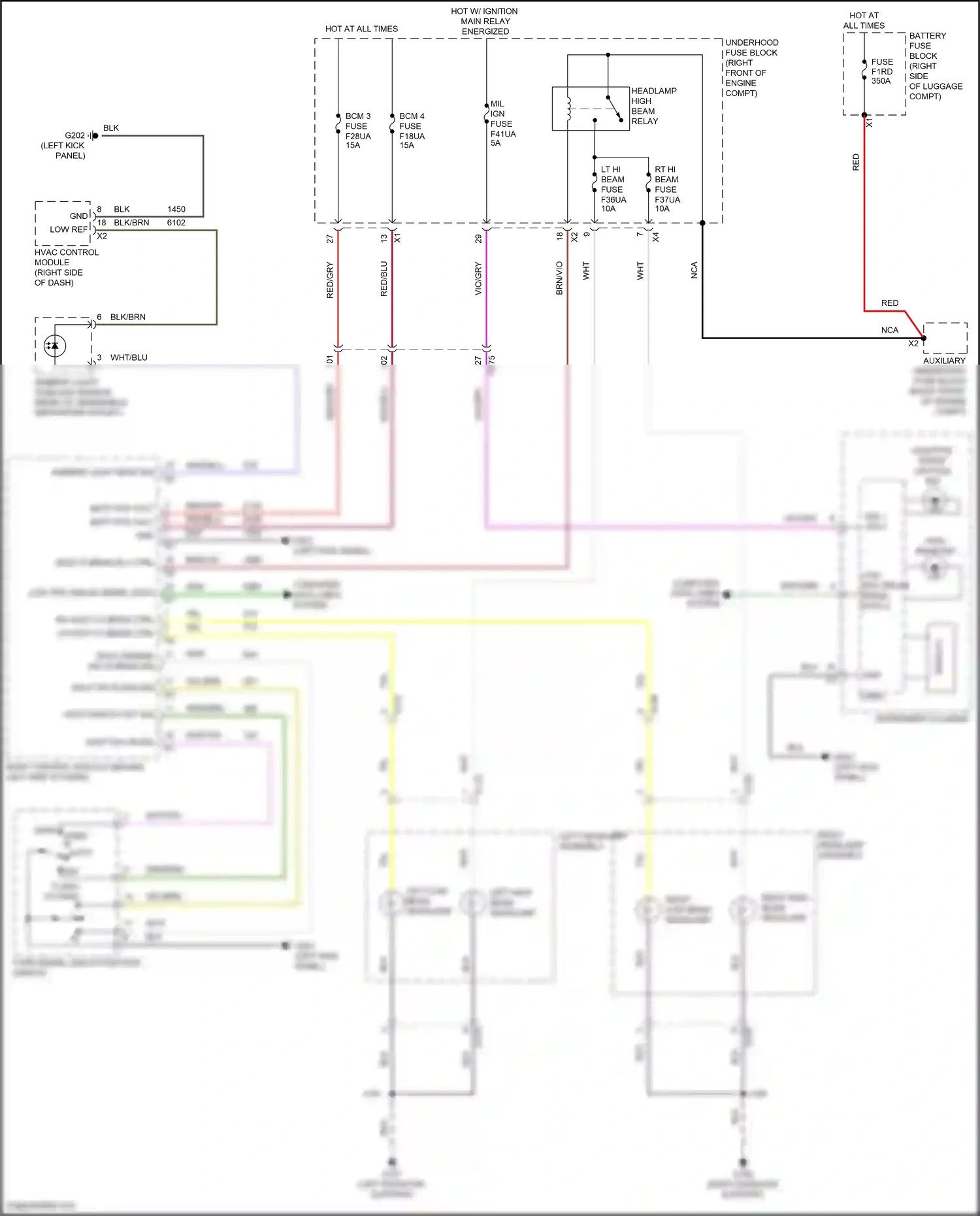 Wiring diagram low ref for Chevrolet Camaro VI facelift (2018-2024) (6 of 25)