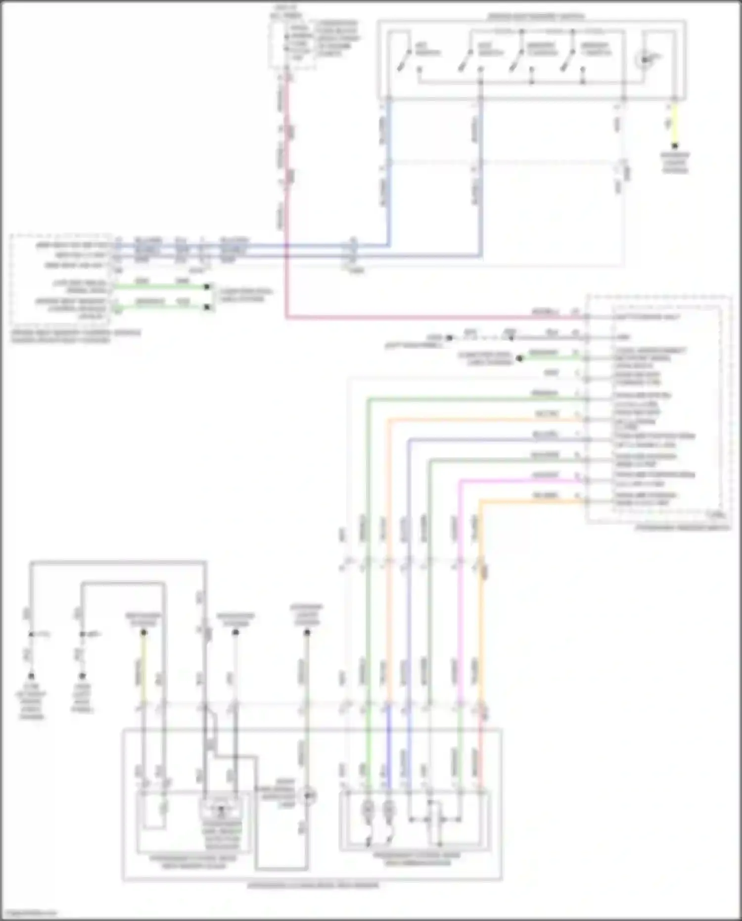 Wiring diagram low spd gmlan serial data for Chevrolet Camaro VI facelift (2018-2024) (3 of 4)