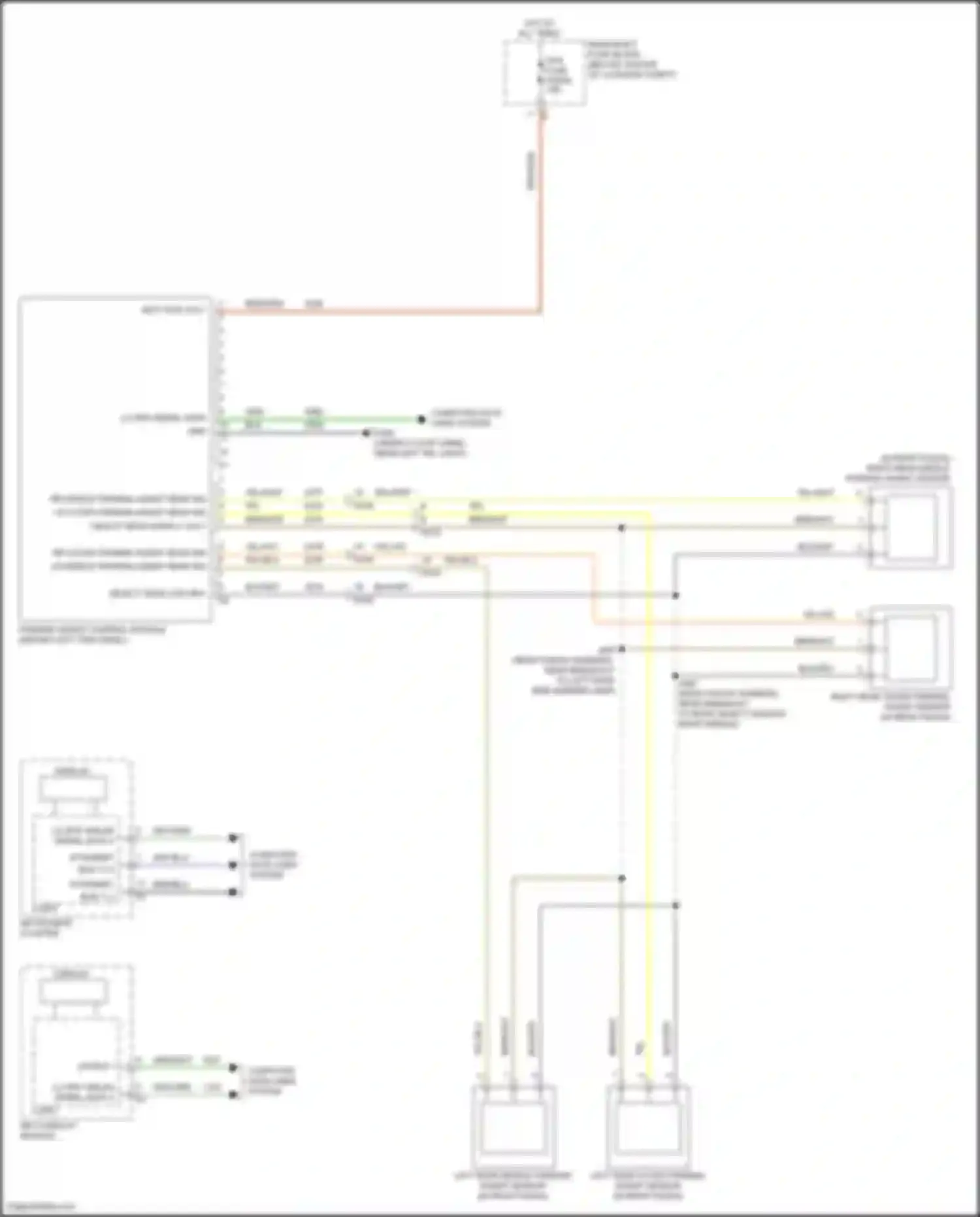 Wiring diagram lr outer parking assist sens sig for Chevrolet Camaro VI facelift (2018-2024) (1 of 1)