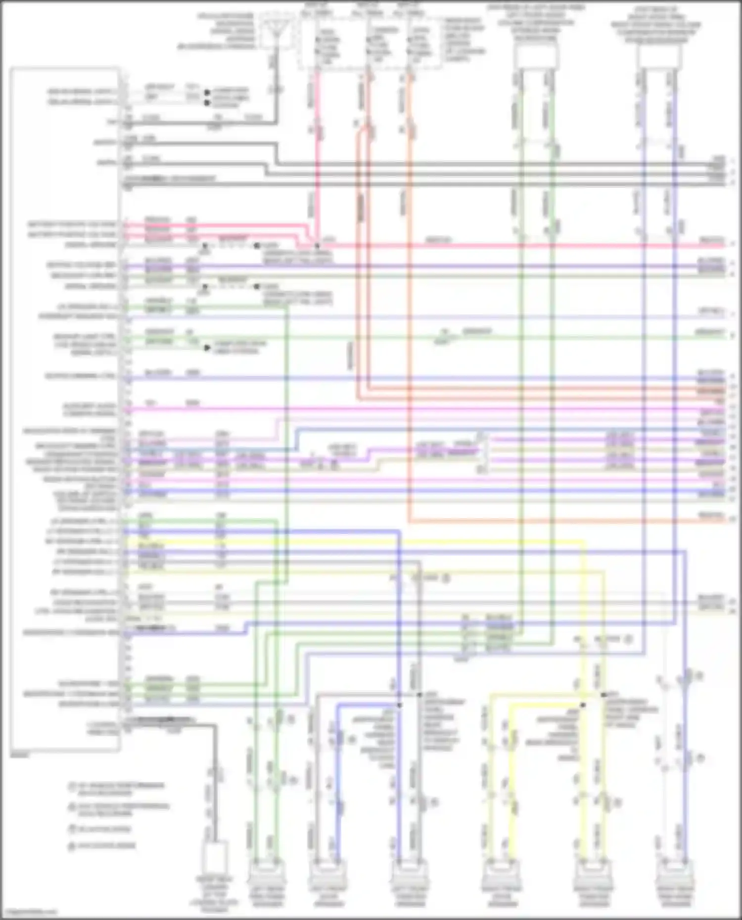 Wiring diagram lvds gy infotainment display sig for Chevrolet Camaro VI facelift (2018-2024) (1 of 1)