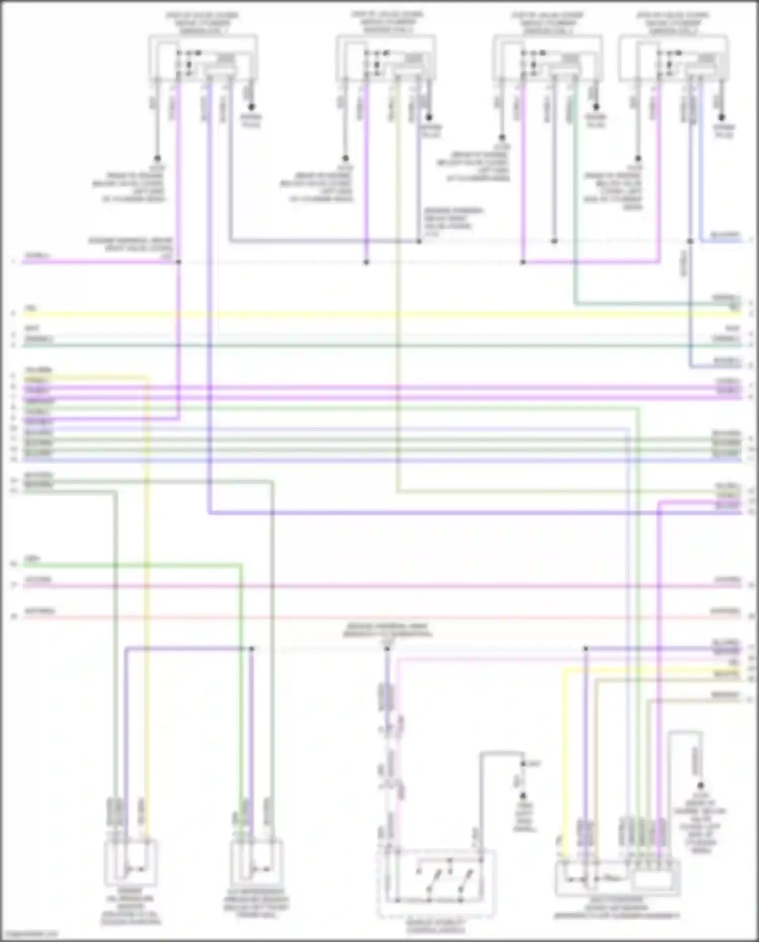 Wiring diagram multi-function intake air sensor for Chevrolet Camaro VI facelift (2018-2024) (3 of 6)