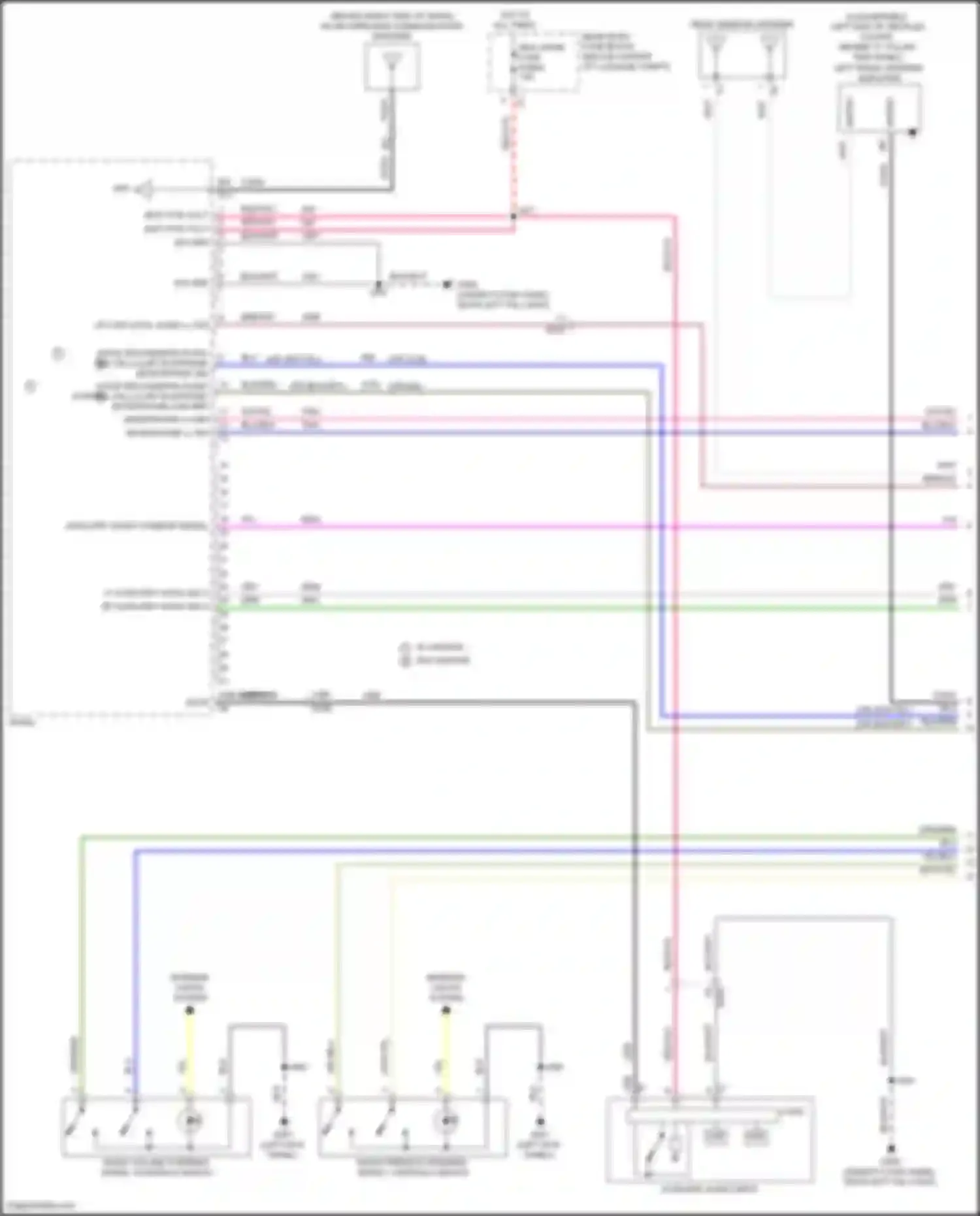 Wiring diagram rear body fuse block for Chevrolet Camaro VI facelift (2018-2024) (5 of 67)