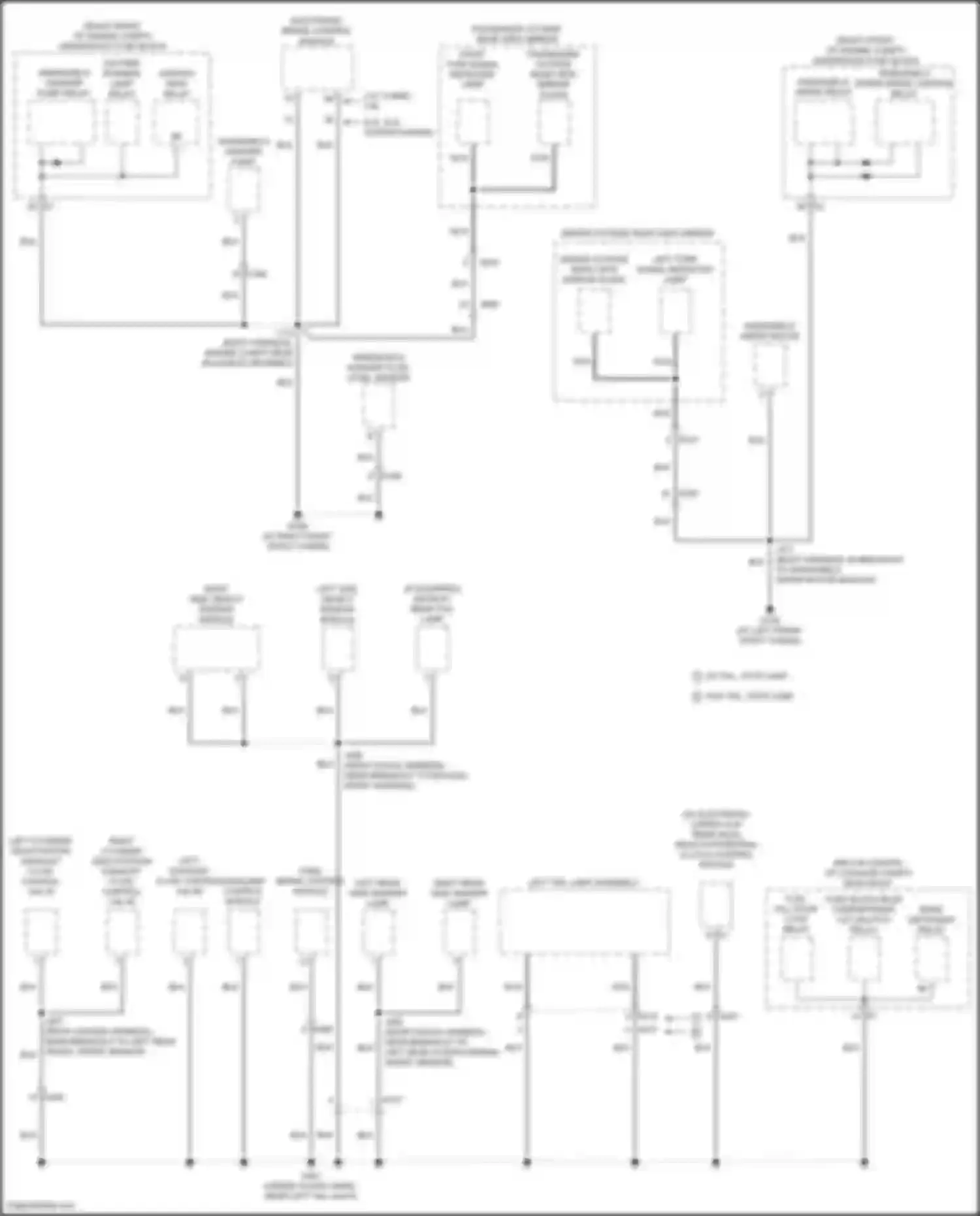 Wiring diagram rear differential clutch control module for Chevrolet Camaro VI facelift (2018-2024) (2 of 4)