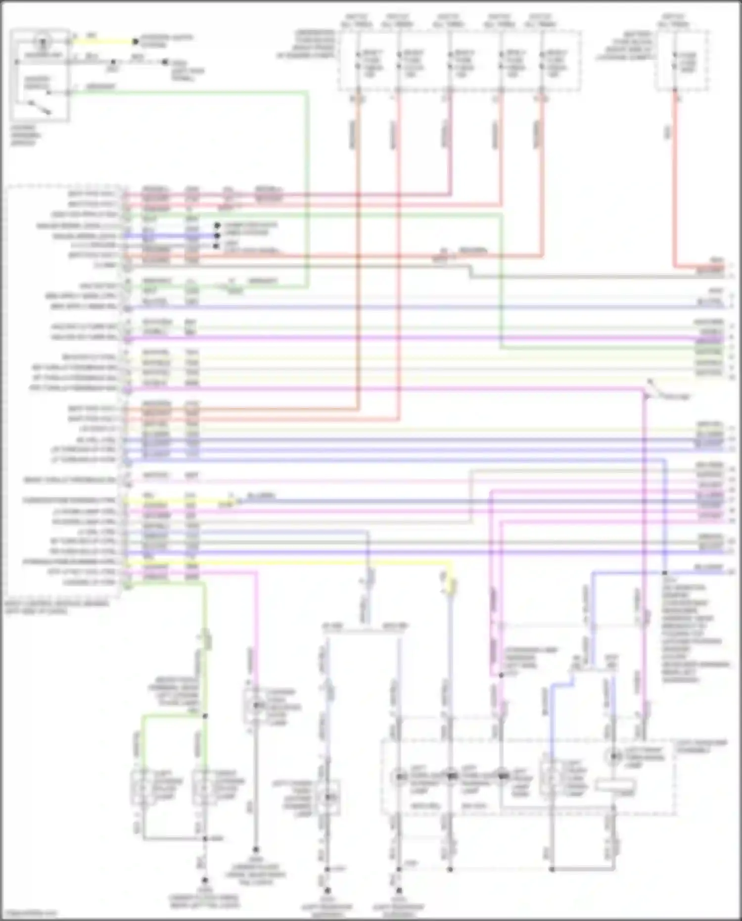 Wiring diagram rf drl ctrl for Chevrolet Camaro VI facelift (2018-2024) (1 of 1)