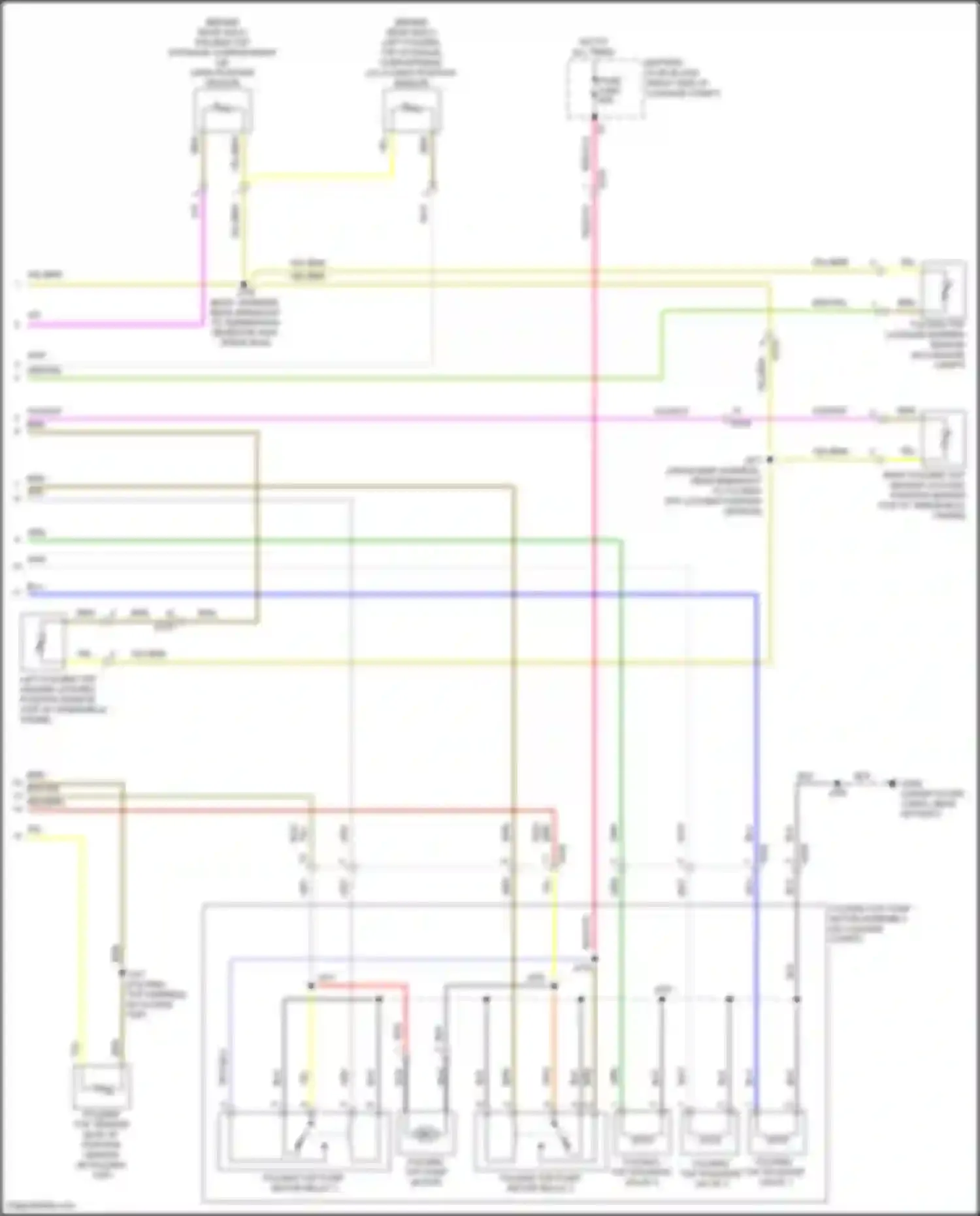 Wiring diagram right folding top header latched position sensor for Chevrolet Camaro VI facelift (2018-2024) (1 of 1)