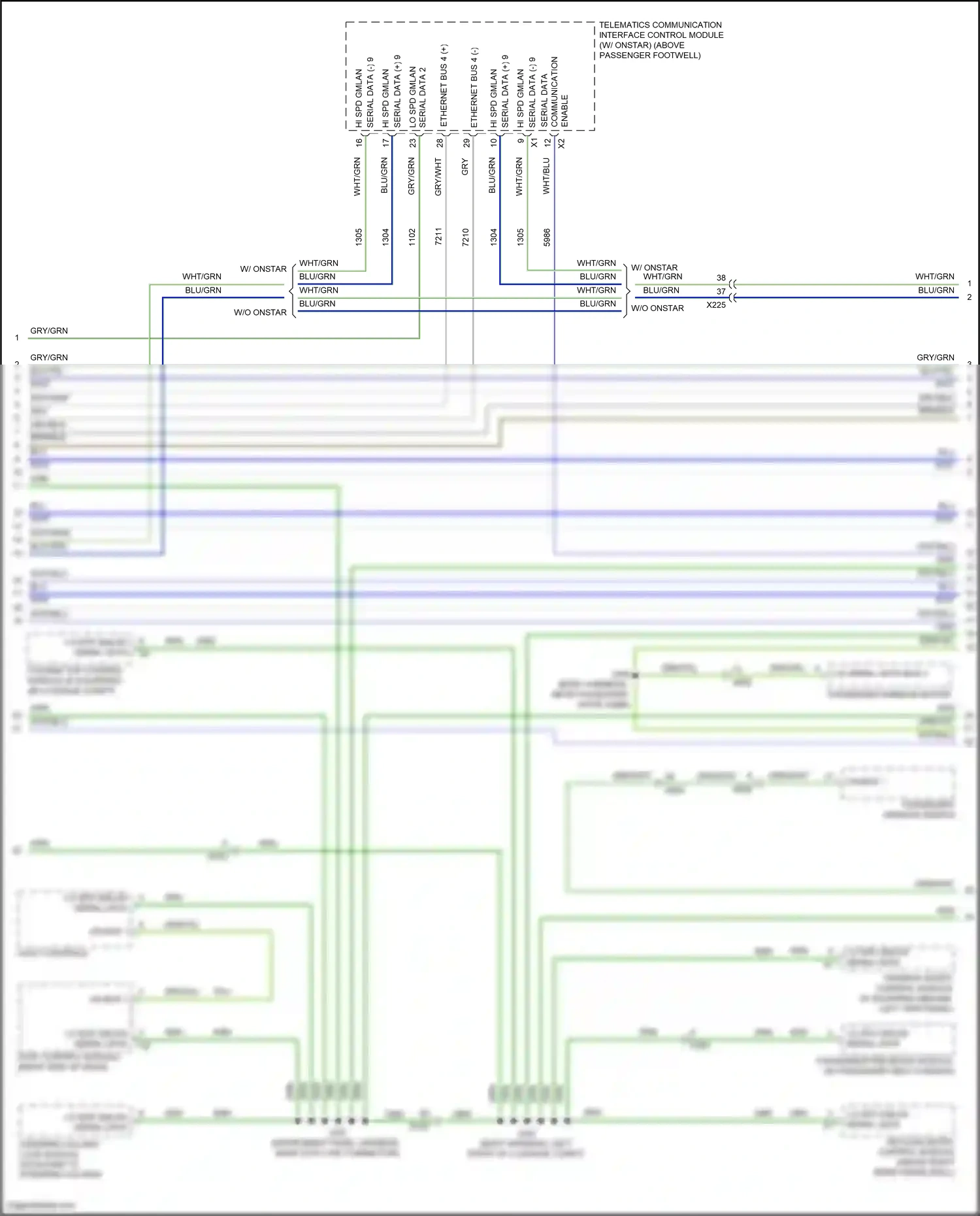 Chevrolet Camaro VI facelift (2018-2024) serial data 2 wiring diagram  (3 of 12)