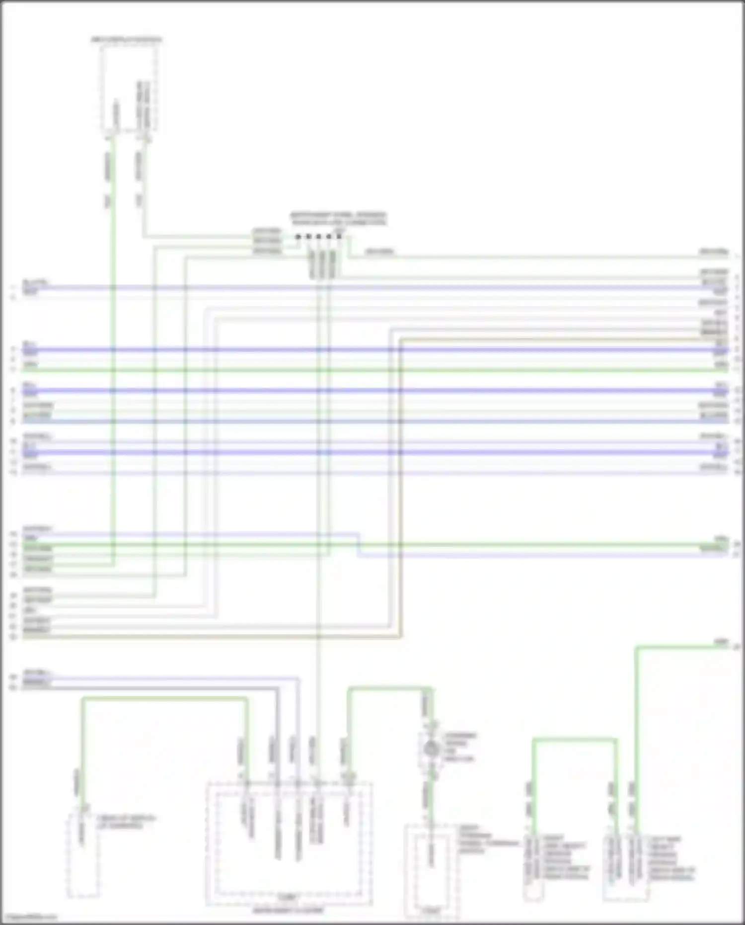 Wiring diagram serial data for Chevrolet Camaro VI facelift (2018-2024) (12 of 18)