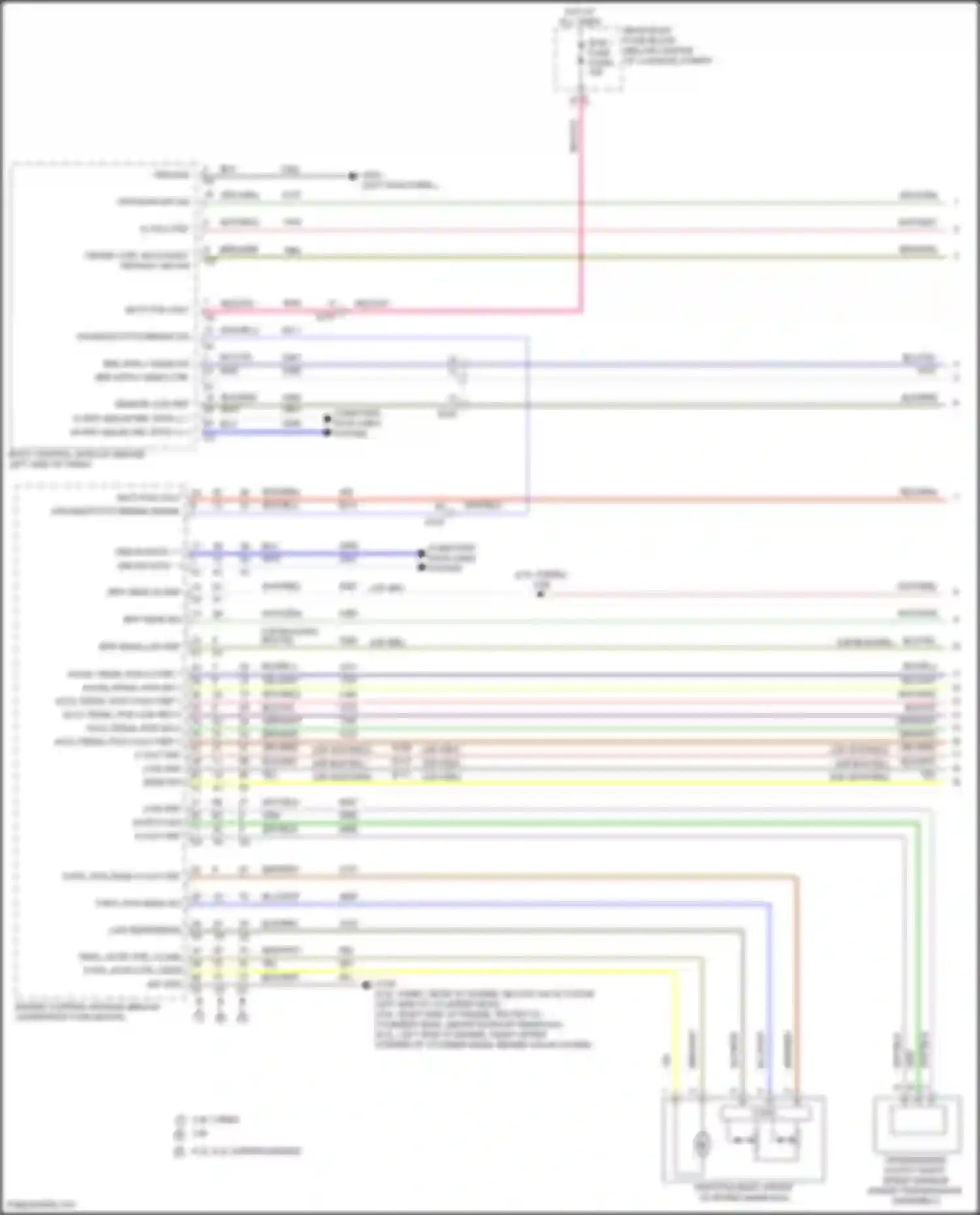 Wiring diagram transmission output shaft speed sensor for Chevrolet Camaro VI facelift (2018-2024) (3 of 8)