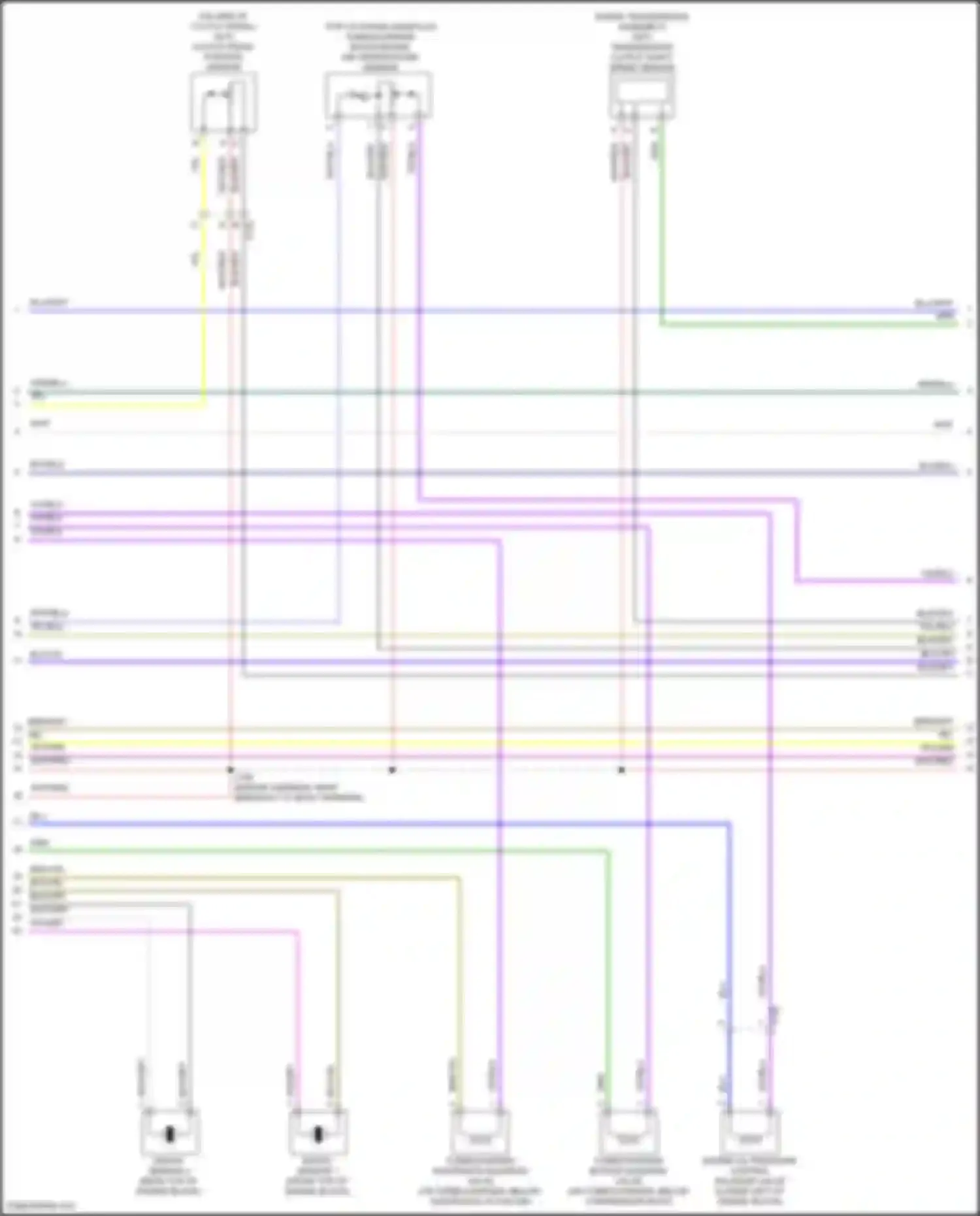 Wiring diagram turbocharger boost/intake air temperature sensor for Chevrolet Camaro VI facelift (2018-2024) (1 of 1)