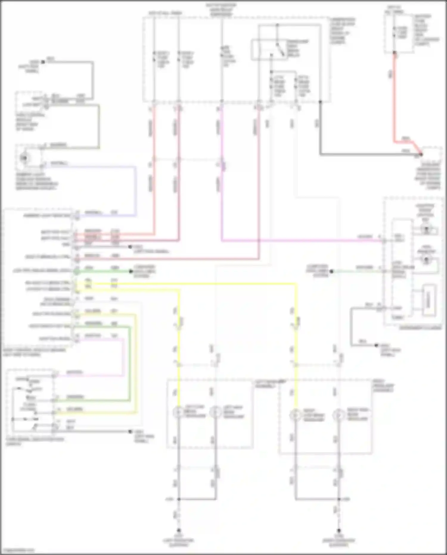 Wiring diagram underhood fuse block for Chevrolet Camaro VI facelift (2018-2024) (25 of 63)