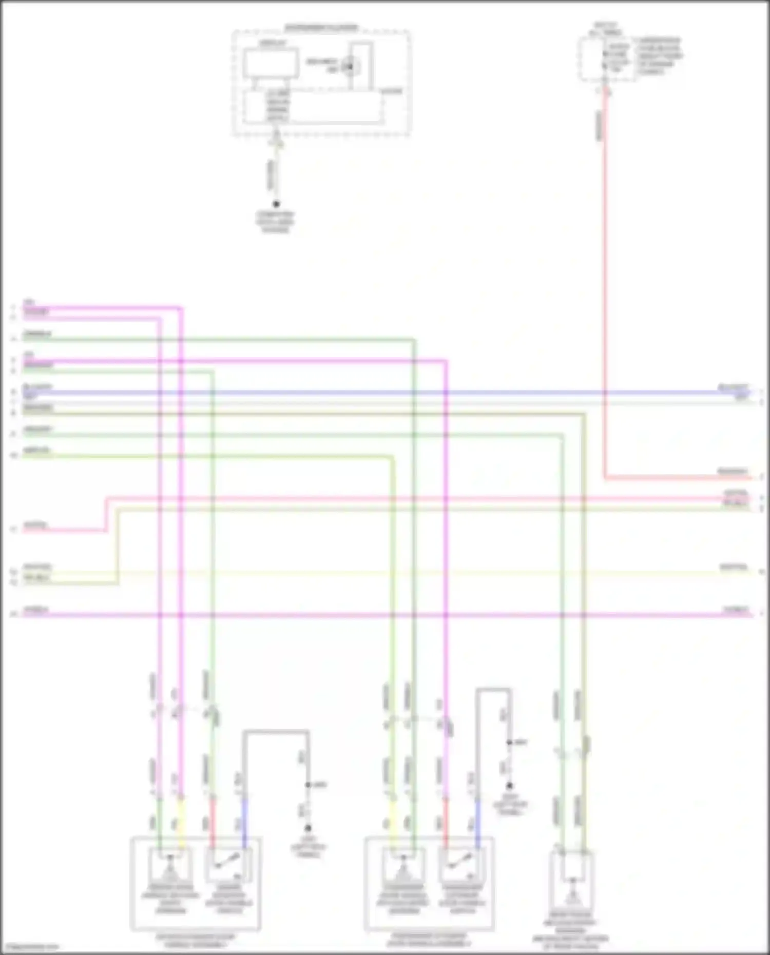 Wiring diagram underhood fuse block for Chevrolet Camaro VI facelift (2018-2024) (15 of 63)