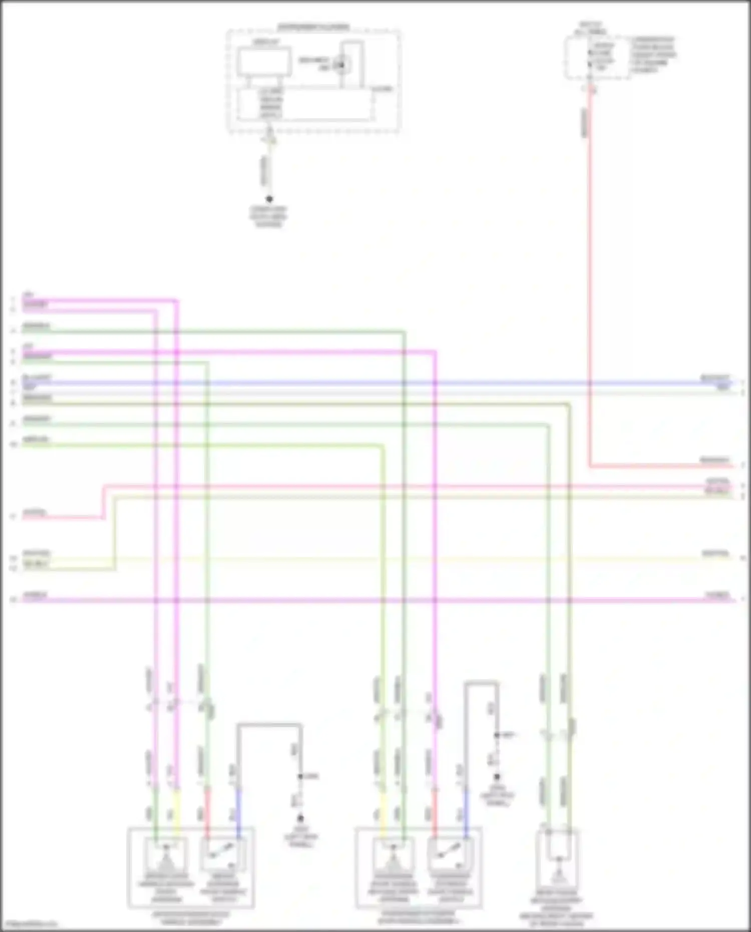 Wiring diagram underhood fuse block for Chevrolet Camaro VI facelift (2018-2024) (50 of 63)