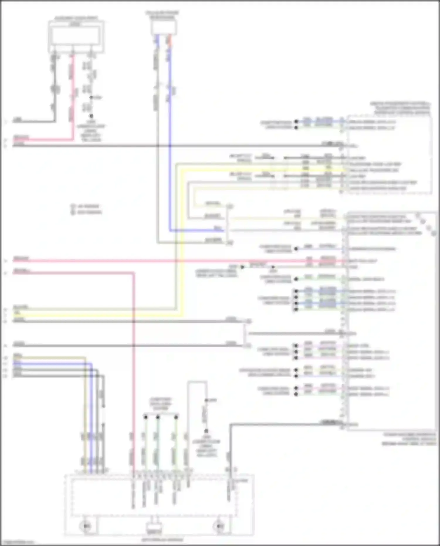 Camaro Chevrolet VI (2015-2018): Navigation circuit, w/o amplifier & active noise (4 of 4)