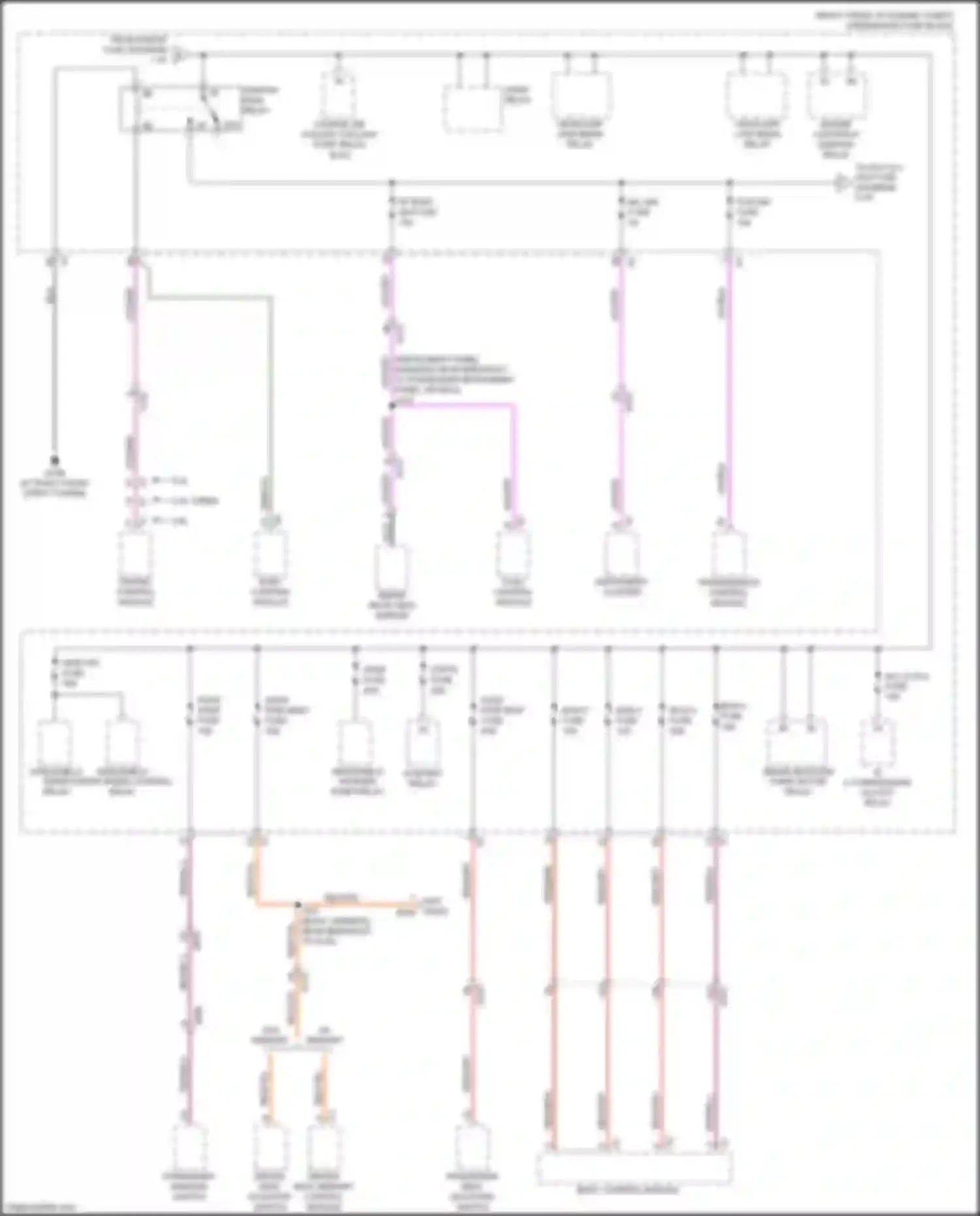 Camaro Chevrolet VI (2015-2018): Power distribution circuit (2 of 6)