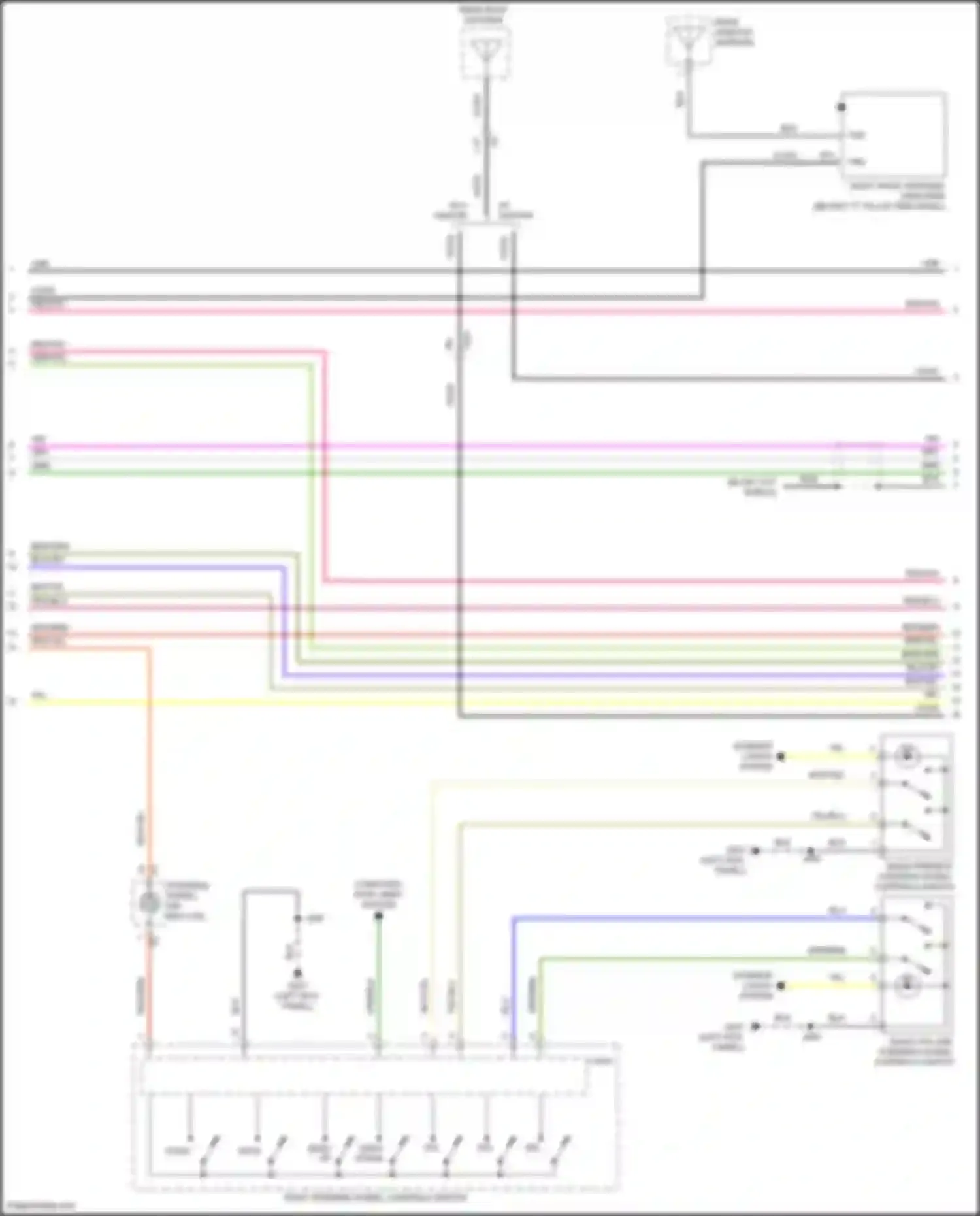 Camaro Chevrolet VI (2015-2018): Radio circuit, up level w/o amplifier & active noise (2 of 4)