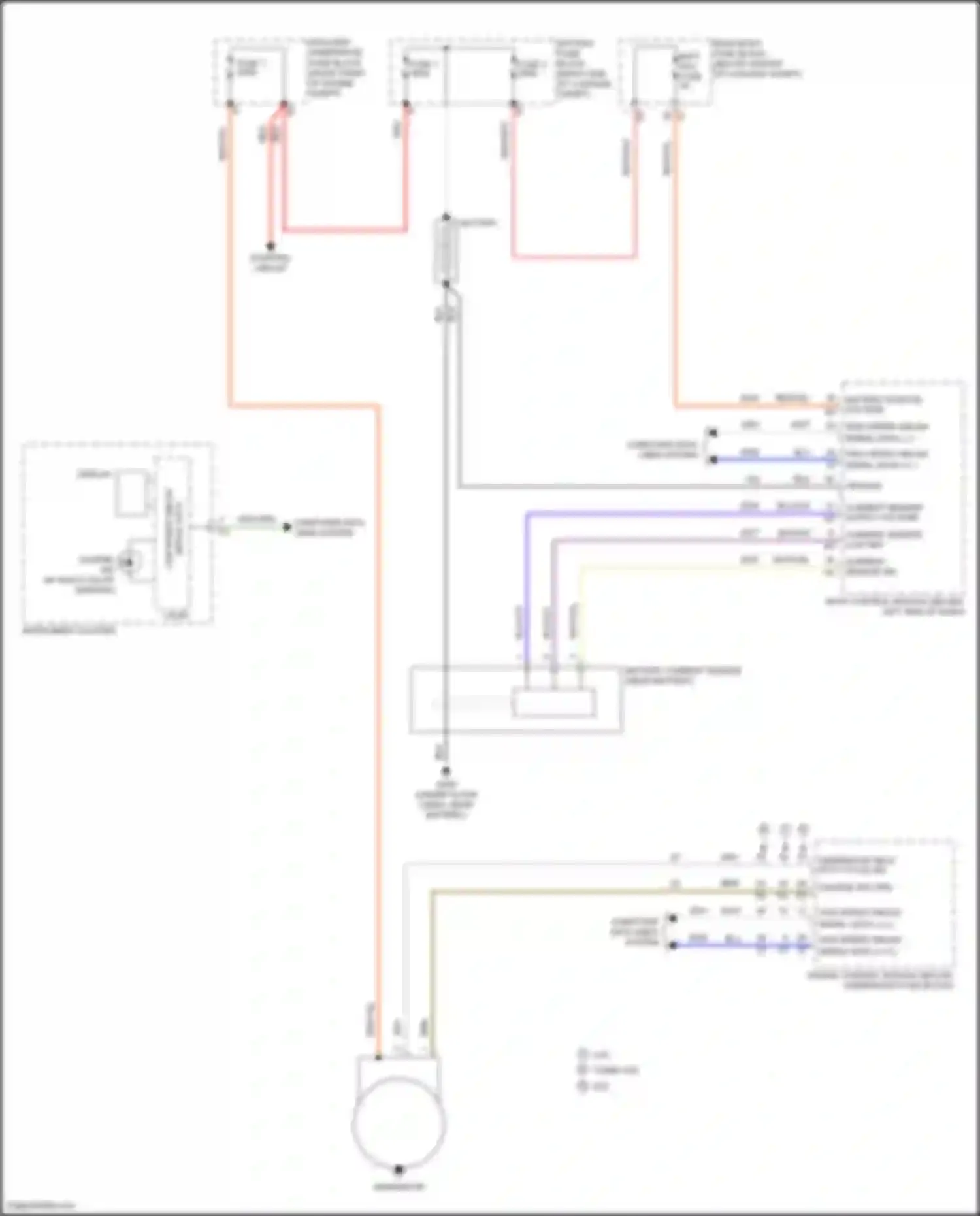 Camaro Chevrolet VI (2015-2018): Charging circuit