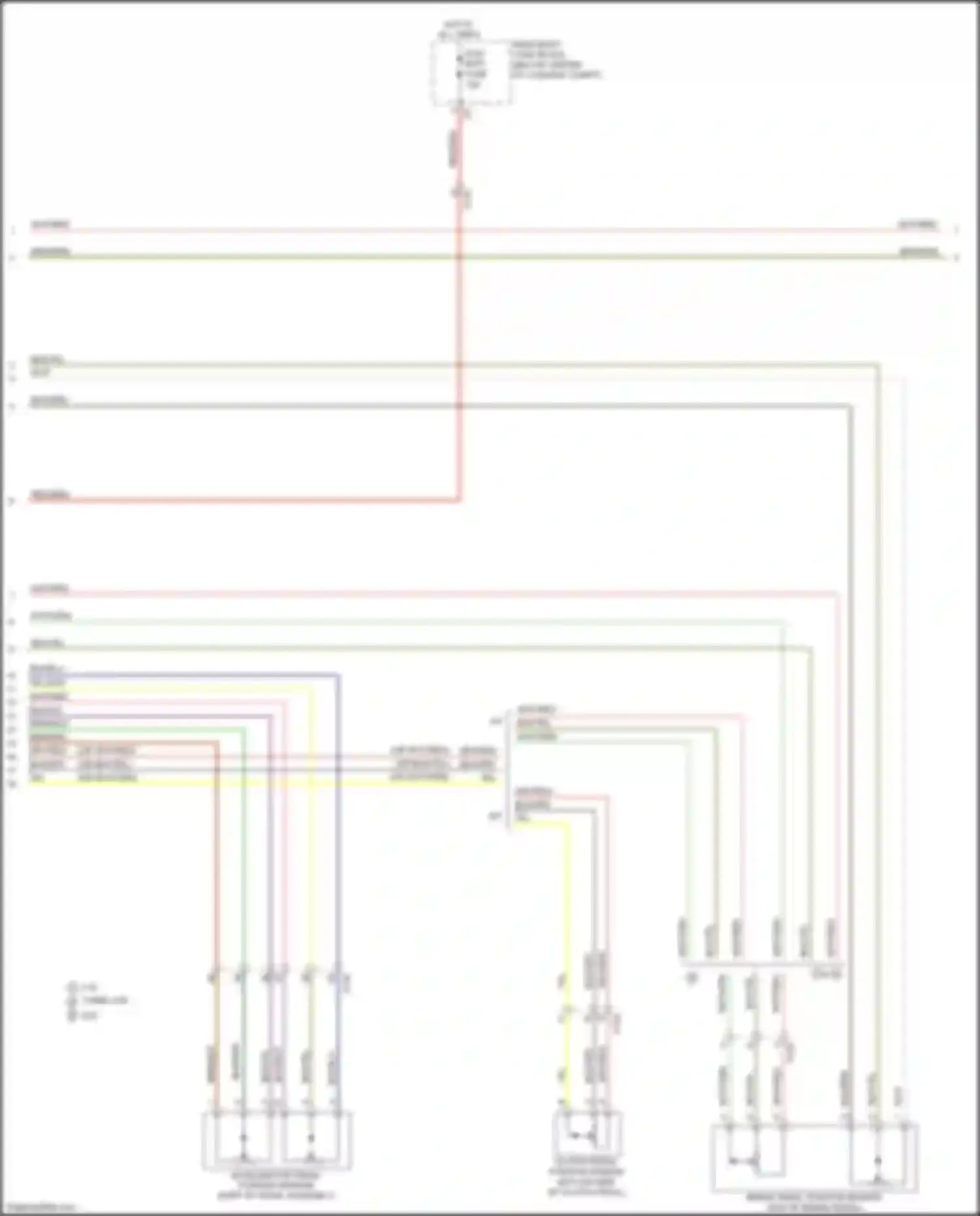 Wiring diagram accelerator pedal position sensor for Chevrolet Camaro VI (2015-2018) (1 of 4)