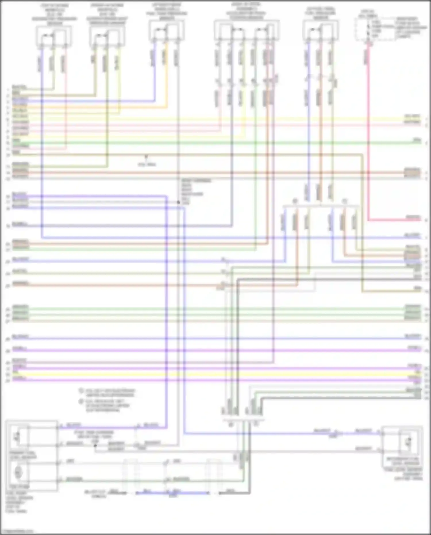 Wiring diagram accelerator pedal position sensor for Chevrolet Camaro VI (2015-2018) (3 of 4)