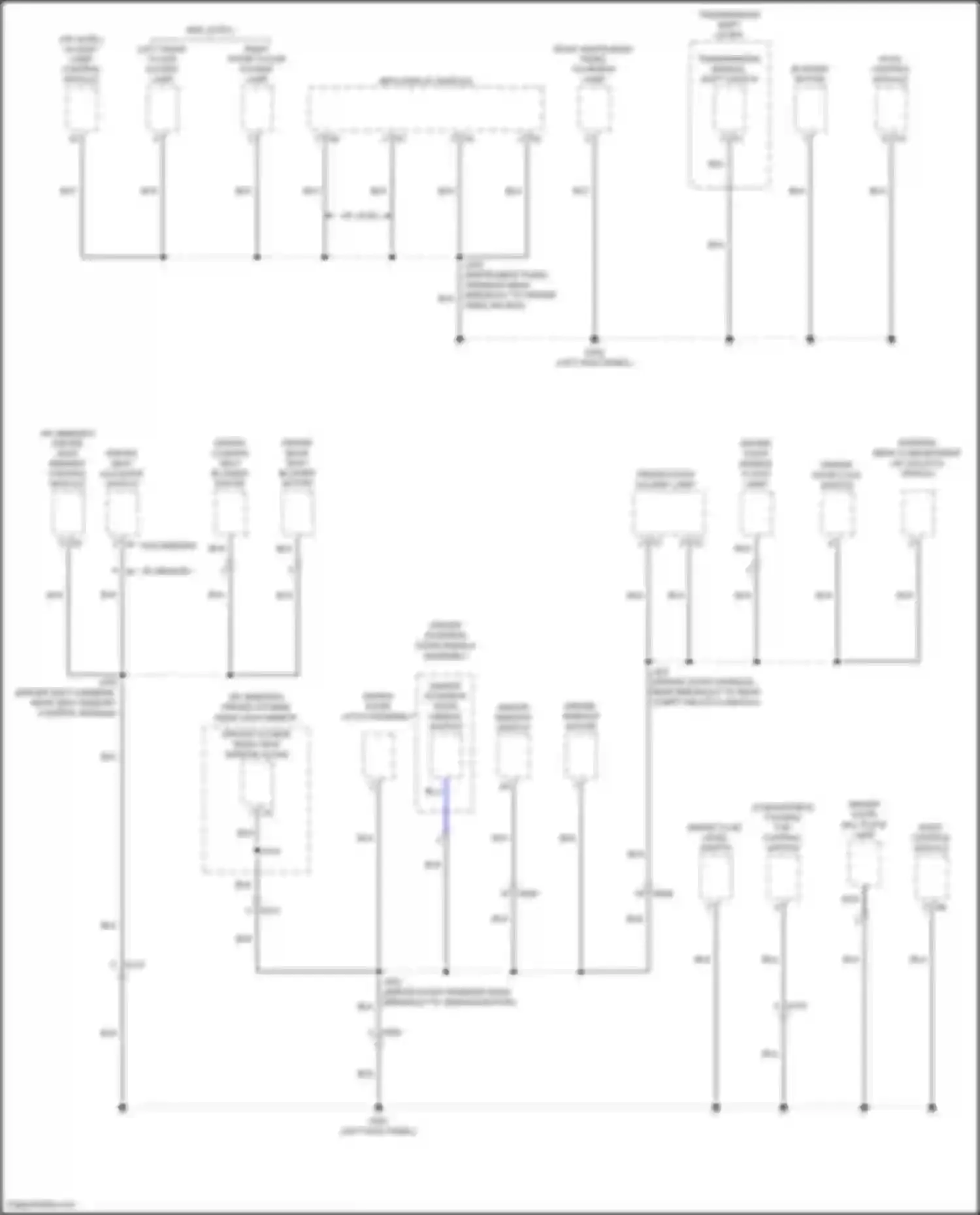 Wiring diagram accent lamp control module for Chevrolet Camaro VI (2015-2018) (1 of 1)